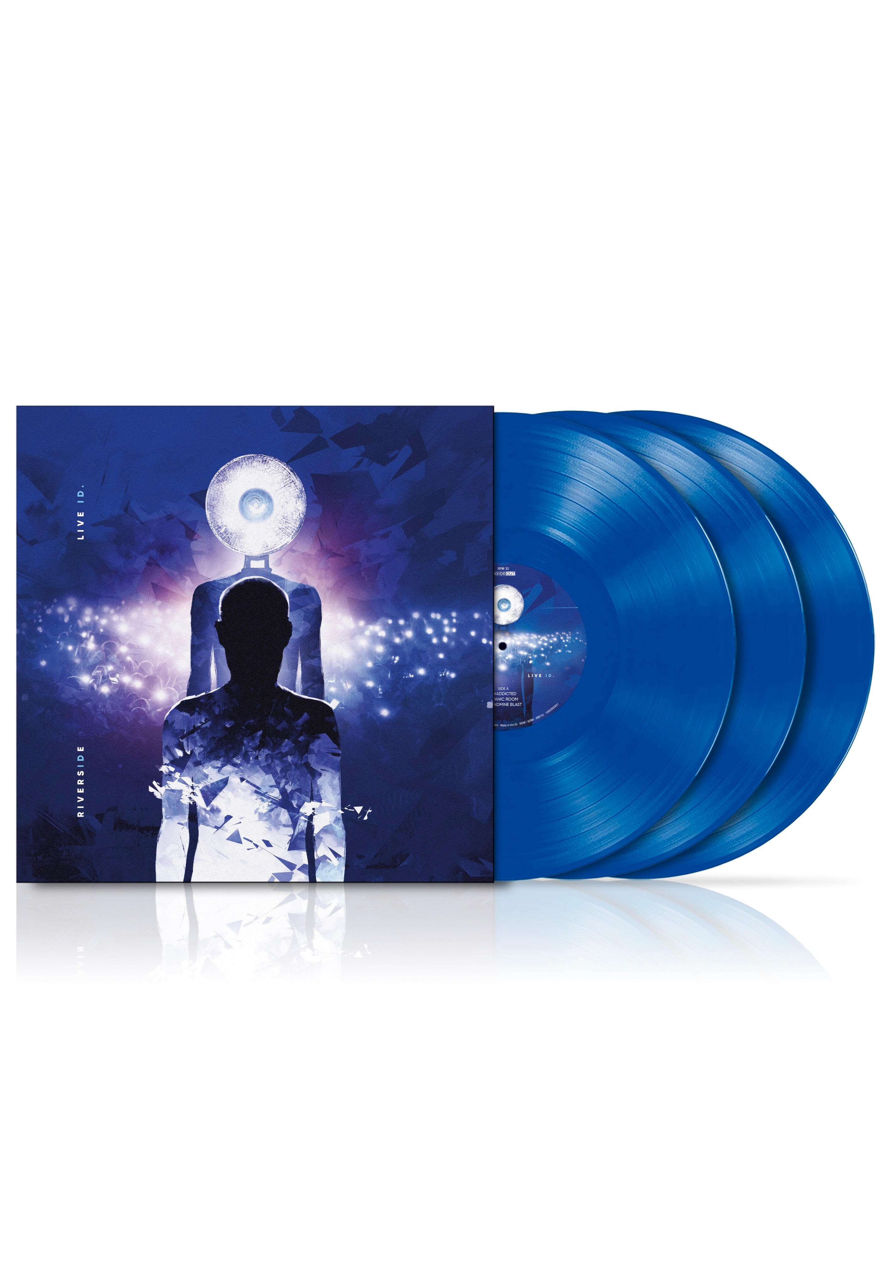 Riverside - Live ID. Blue Indie Exclusive - 3 Colored Vinyl Official Sale Online