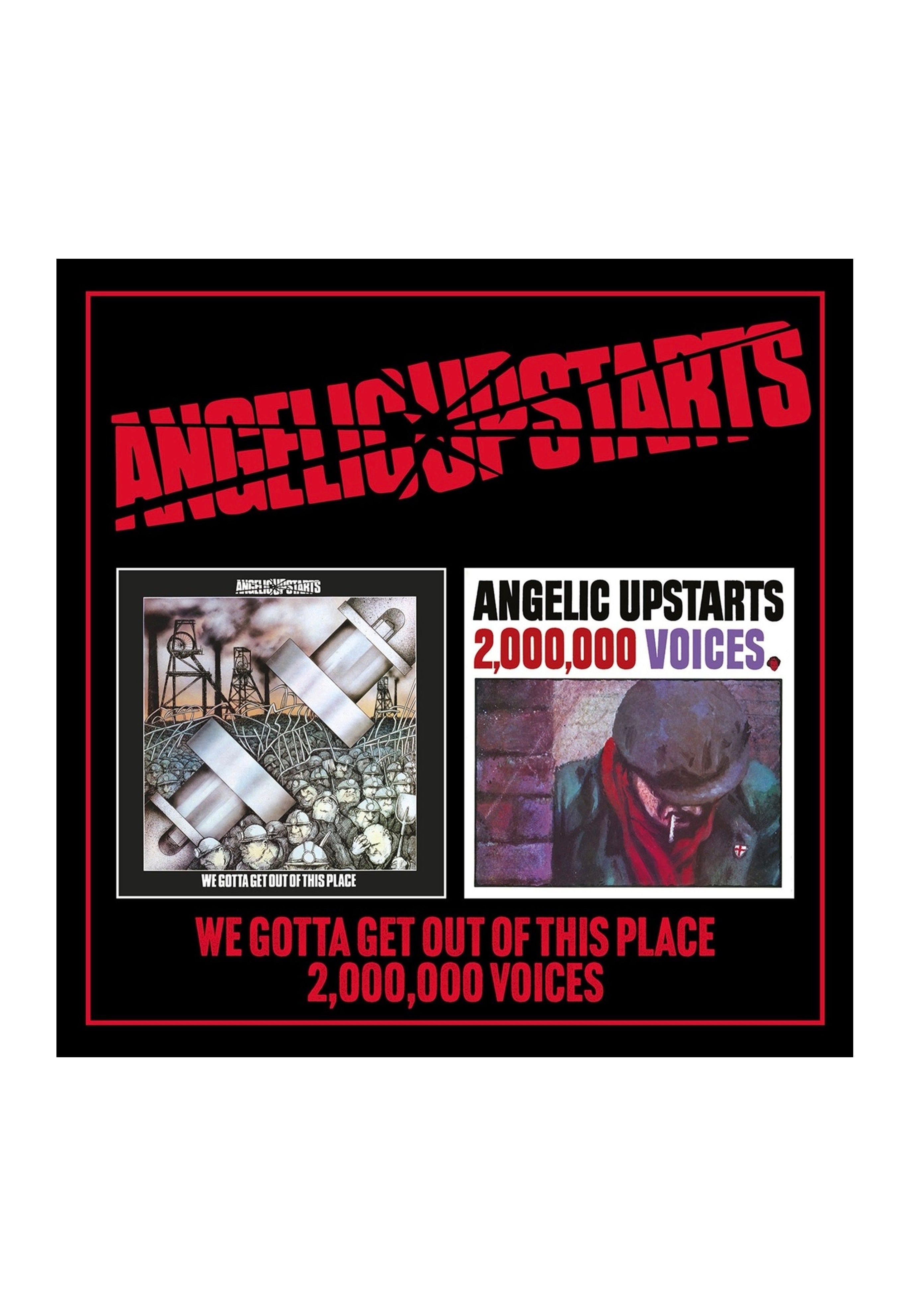 Angelic Upstarts - We Gotta Get Out Of This Place / Two Million Voices - Digipak 2 CD Cheap Affordable