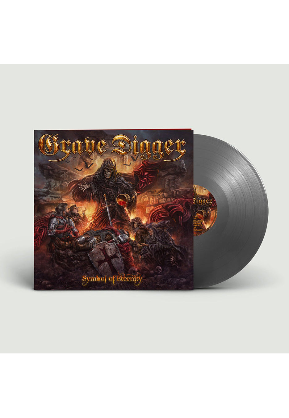 Grave Digger - Symbol Of Eternity Silver - Colored Vinyl Free Shipping Largest Supplier