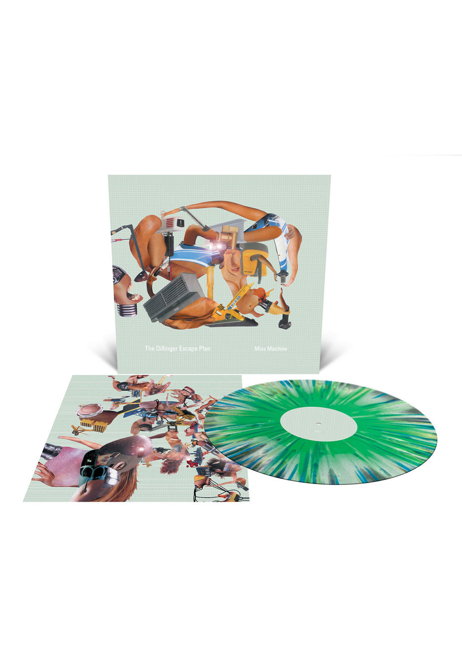 The Dillinger Escape Plan - Miss Machine Ltd. Green/White/Silver - Splatter Vinyl Cheap Sale Inexpensive