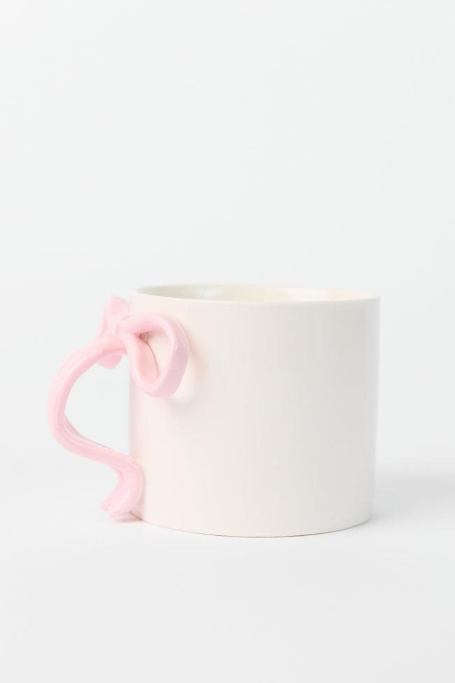 Pink Bow Mug Outlet