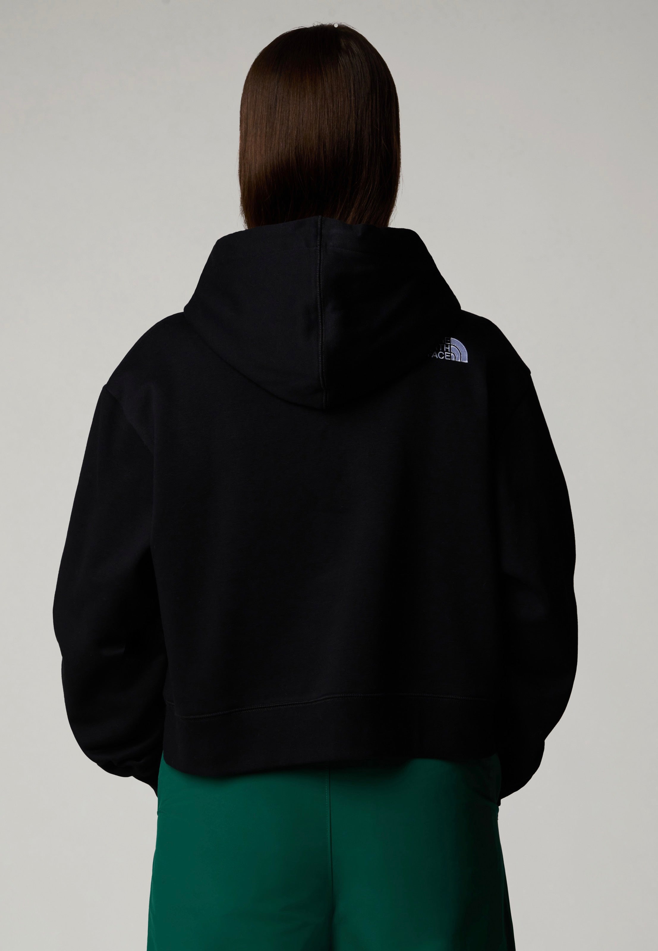 The North Face - Essential Crop Tnf Black - Hoodie Latest Cheap Online