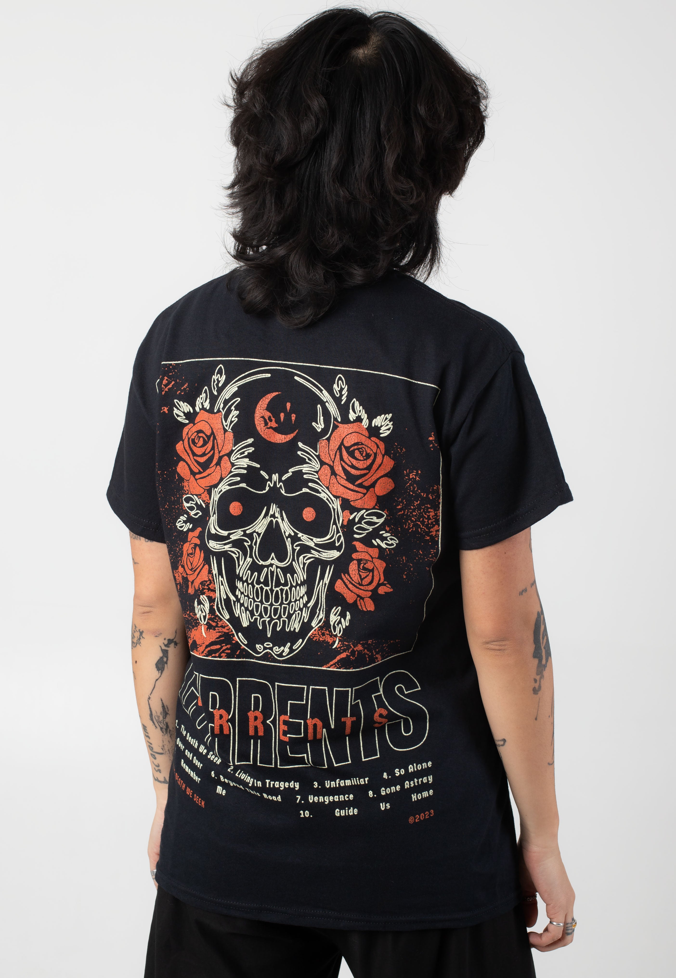 Currents - Skull & Rose - T-Shirt Pay With Paypal Cheap Online