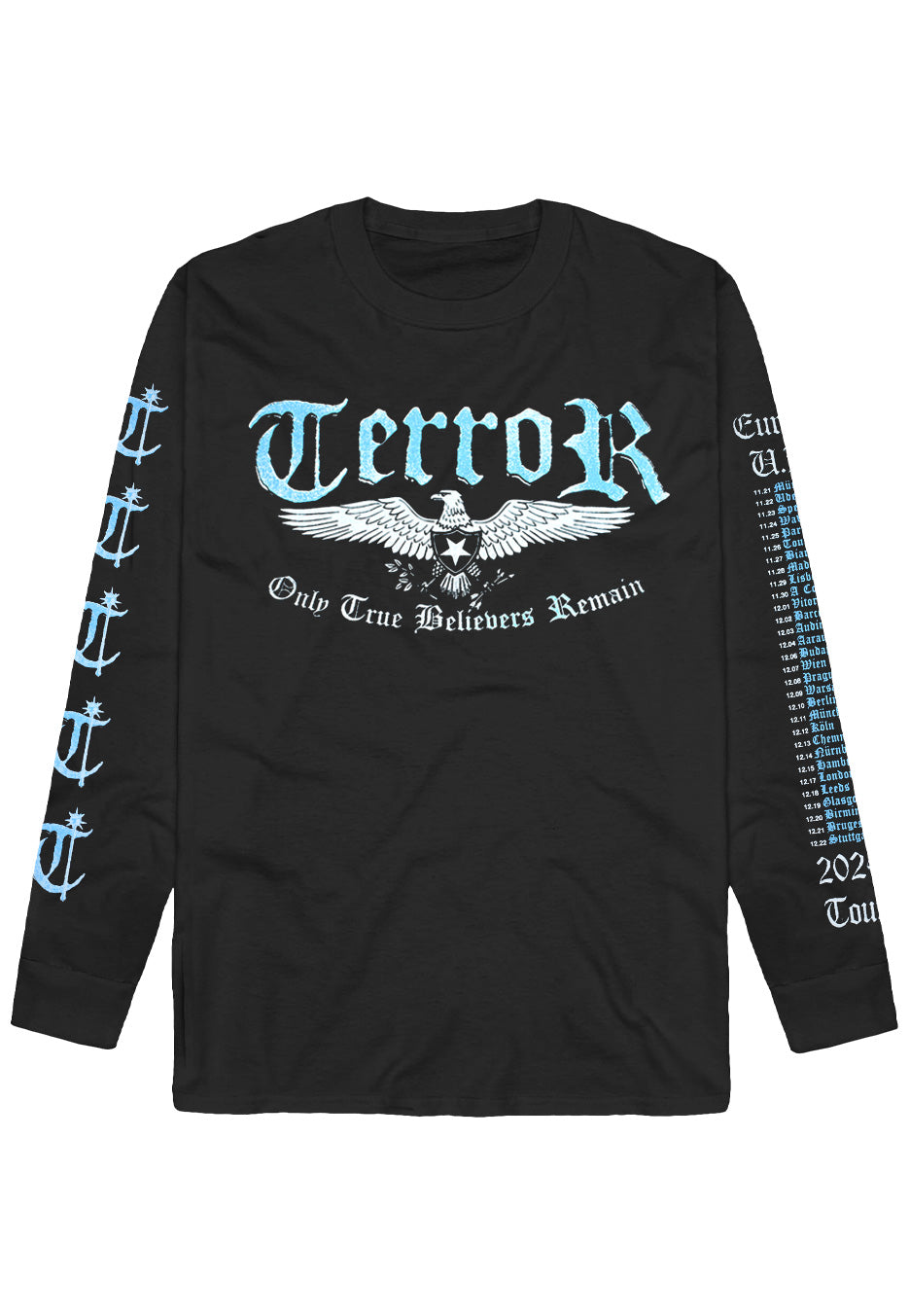 Terror - True Believers Tour 2024 - Longsleeve For Sale Wholesale Pice