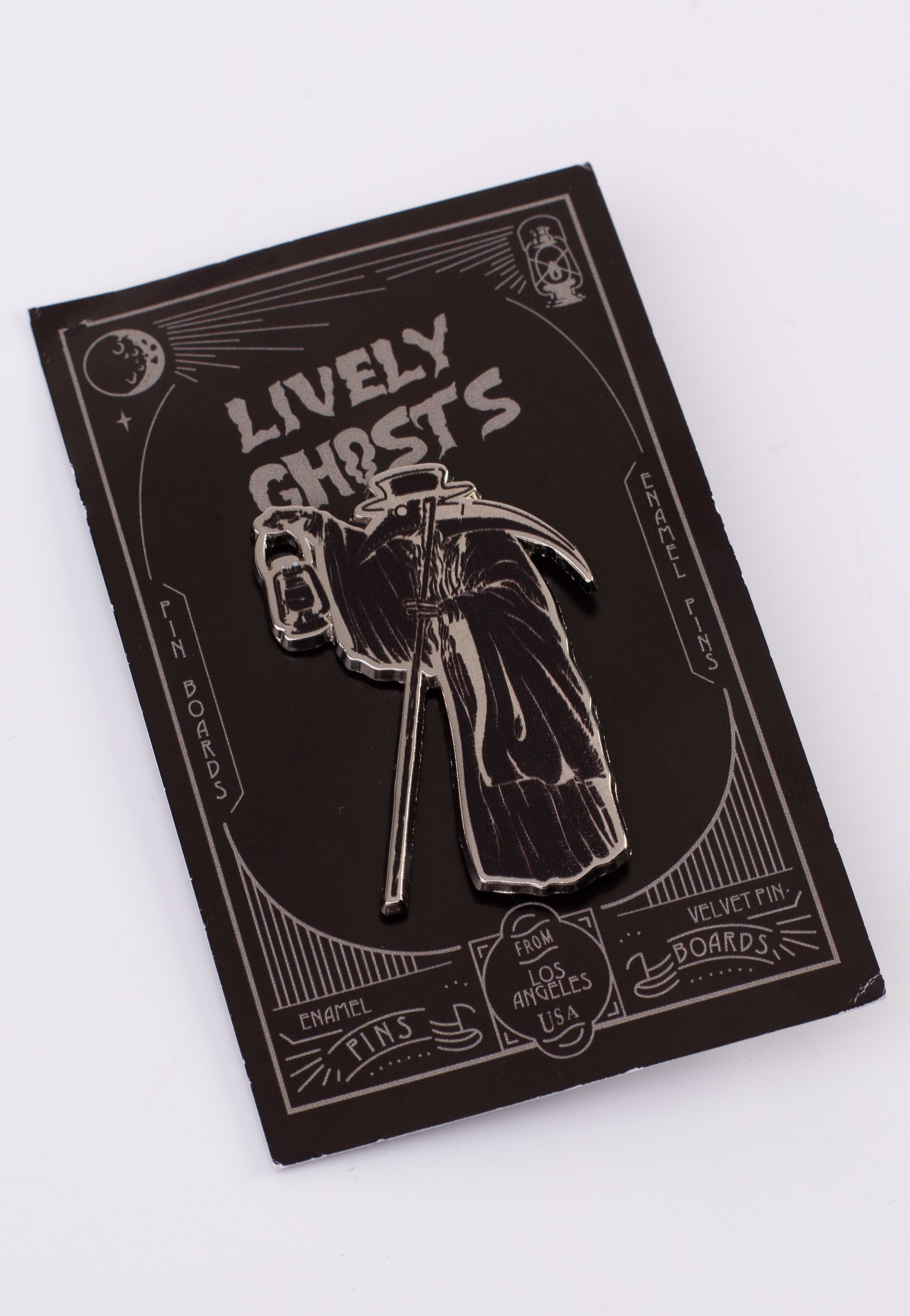 Lively Ghosts - No One Lives Forever Black - Pin Sale Real