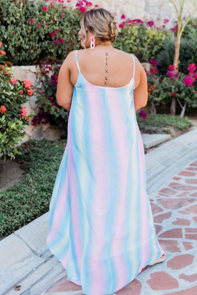 Oceans Of Love Multi Ombre Maxi Dress FINAL SALE Outlet Exclusive