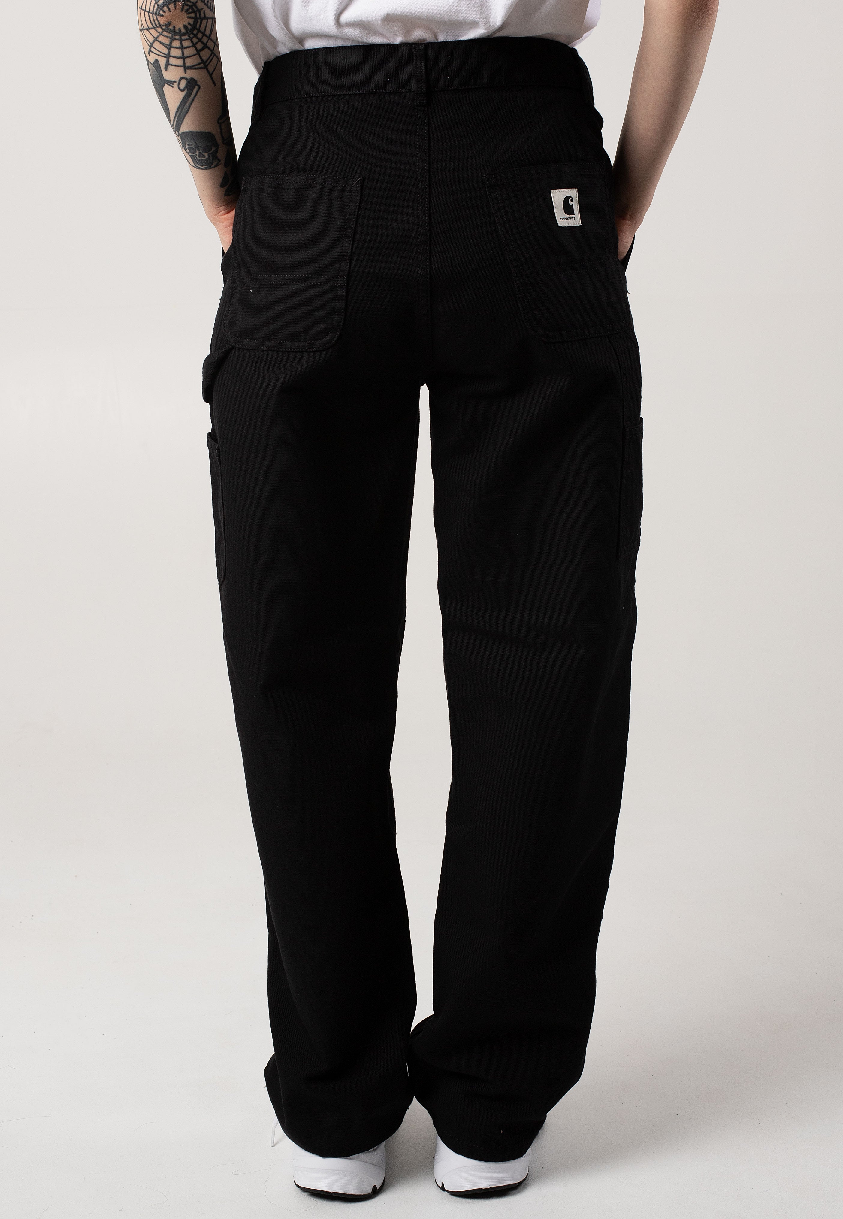 Carhartt WIP - W' Pierce Straight Rinsed Black - Pants