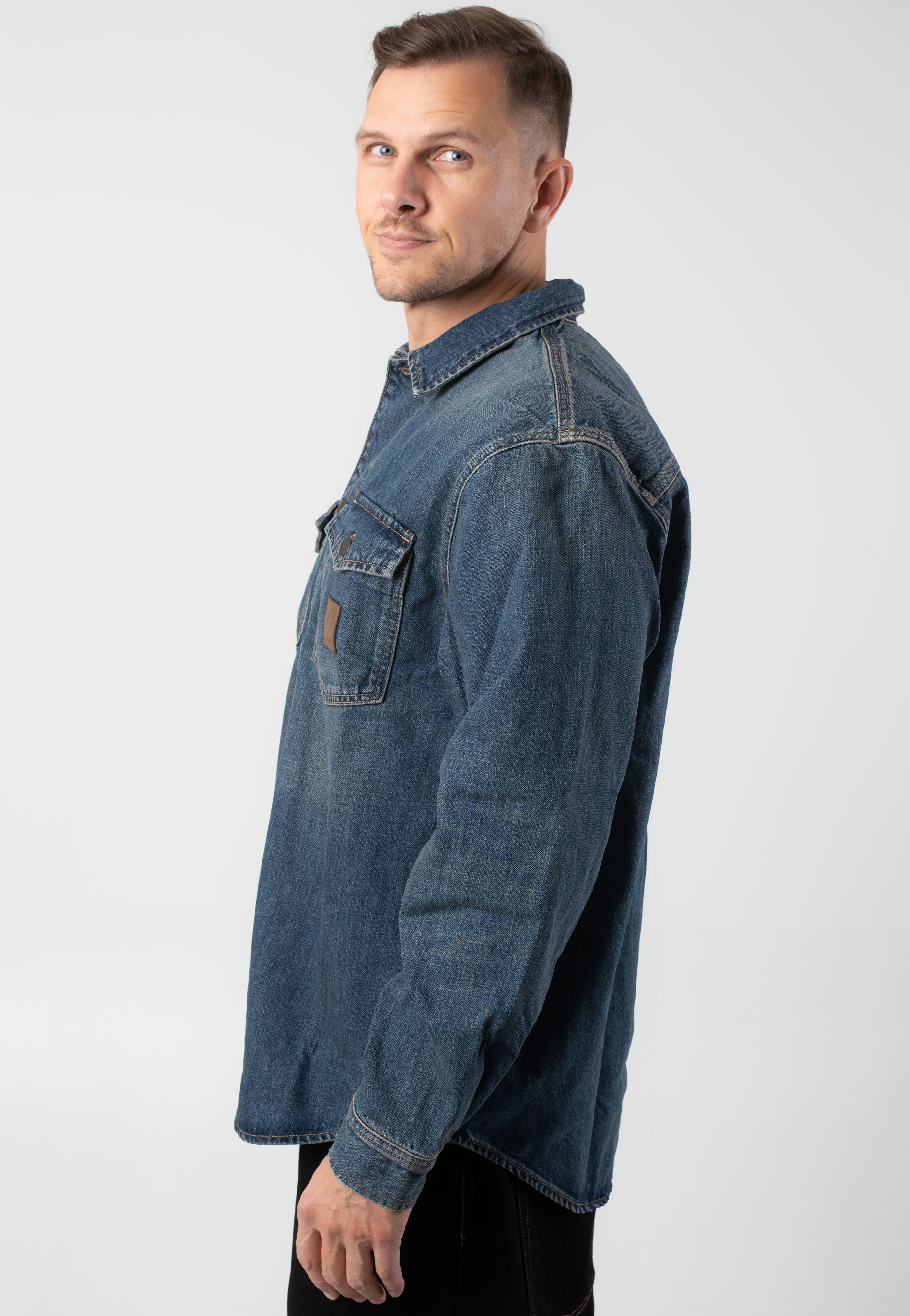 Carhartt WIP - Lincoln Worn Used Wash Blue - Jacket Sast Cheap Pice