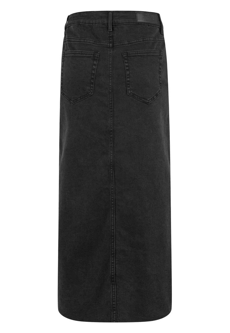 Urban Classics - Ladies High Slit Black Washed - Skirt Cheap Sale Online