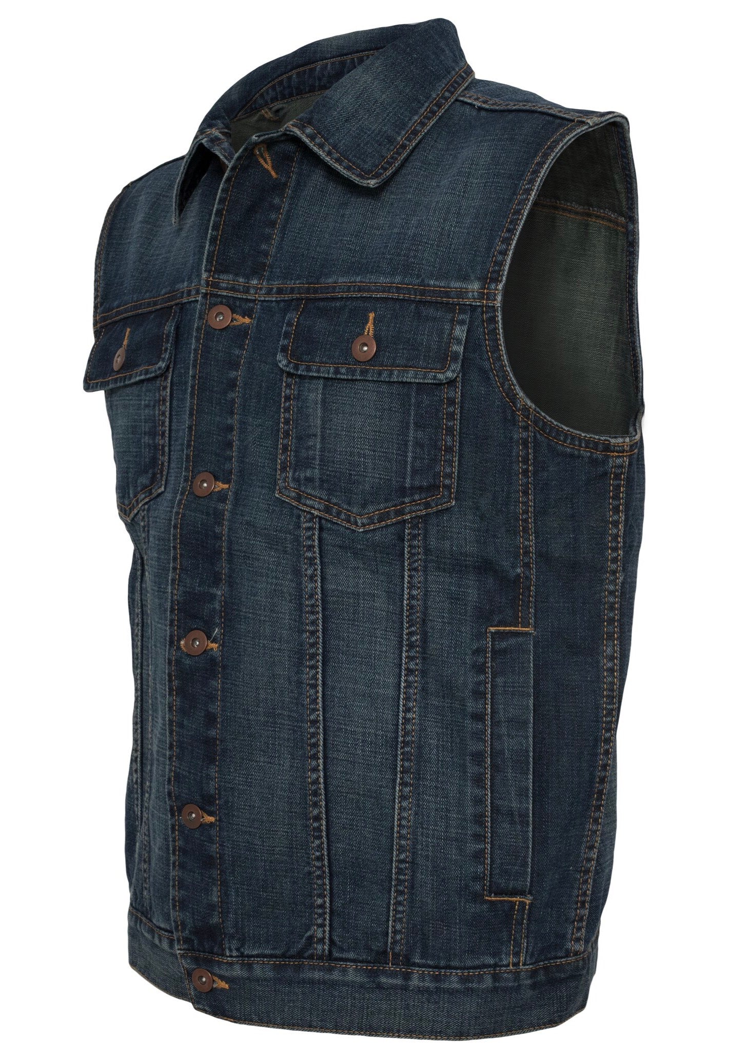 Urban Classics - Denim Denimblue - Jeans Vest Free Shipping Tumblr