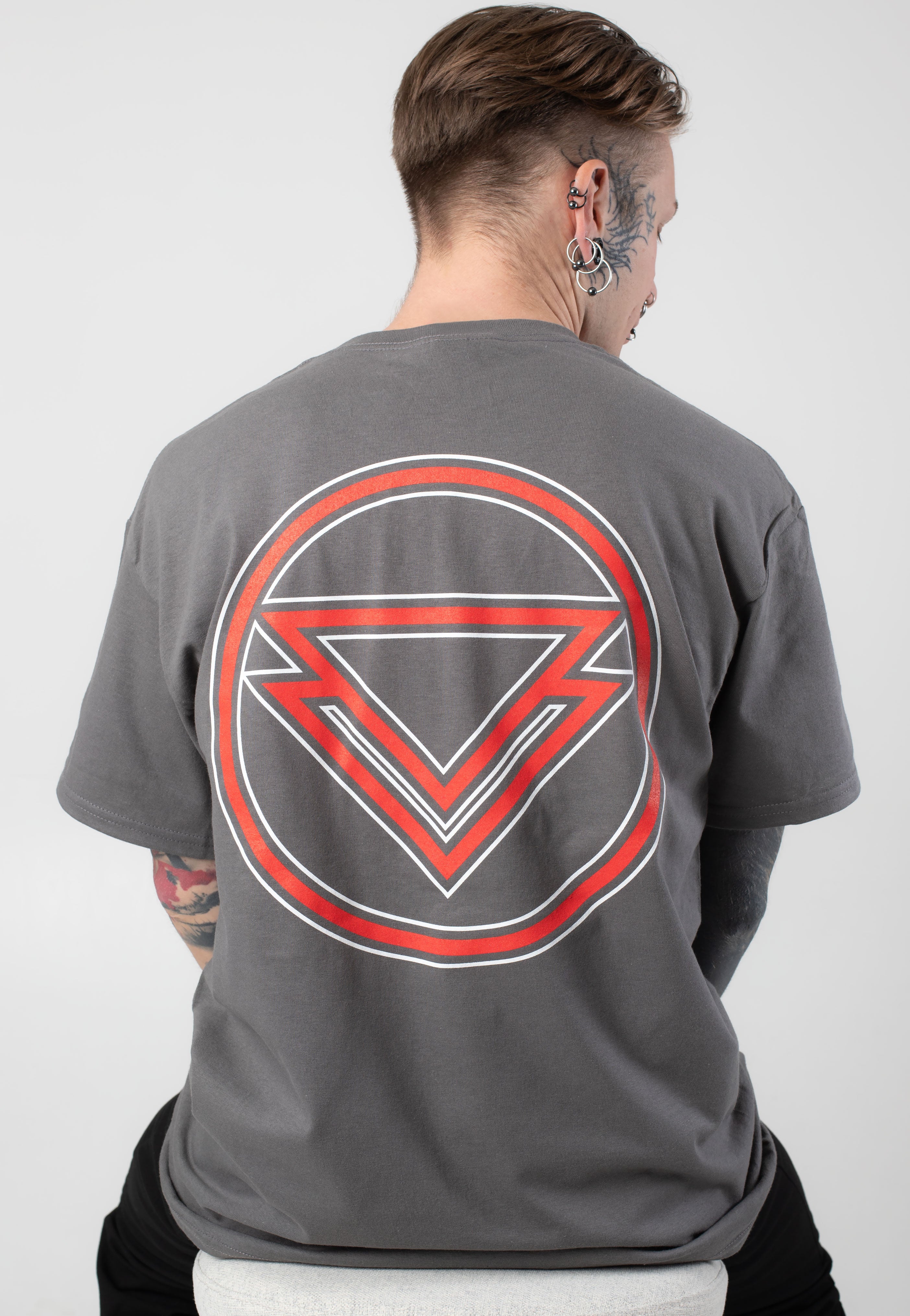 The Ghost Inside - Triumph Varsity Charcoal - T-Shirt With Credit Card Online