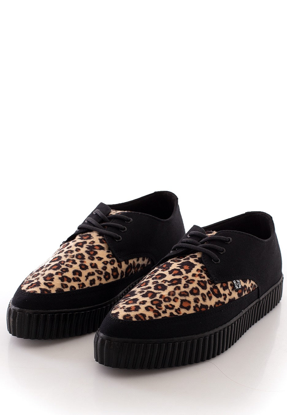 T.U.K. - Pointed Creeper Tan Leopard Vamp - Girl Shoes For Sale Cheap Pice From China