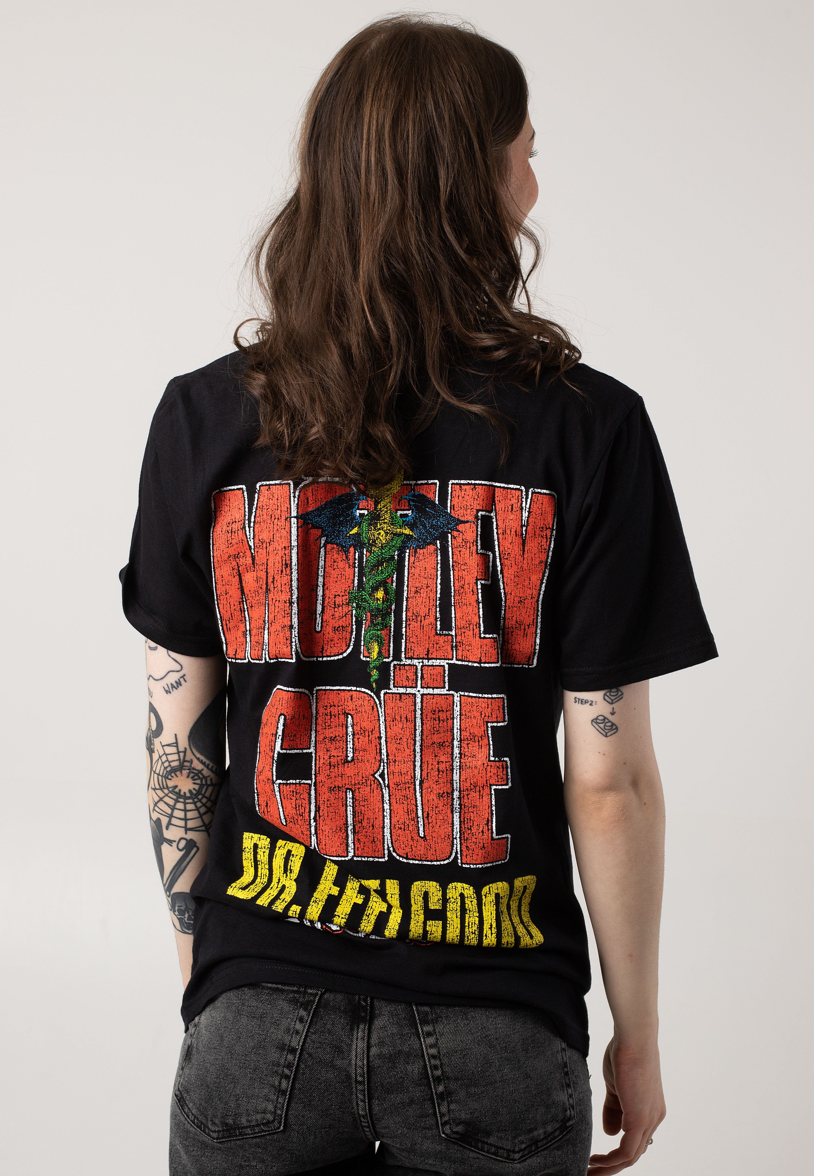 Mtley Crüe - Dr Feelgod Circle Photo - T-Shirt Store Sale