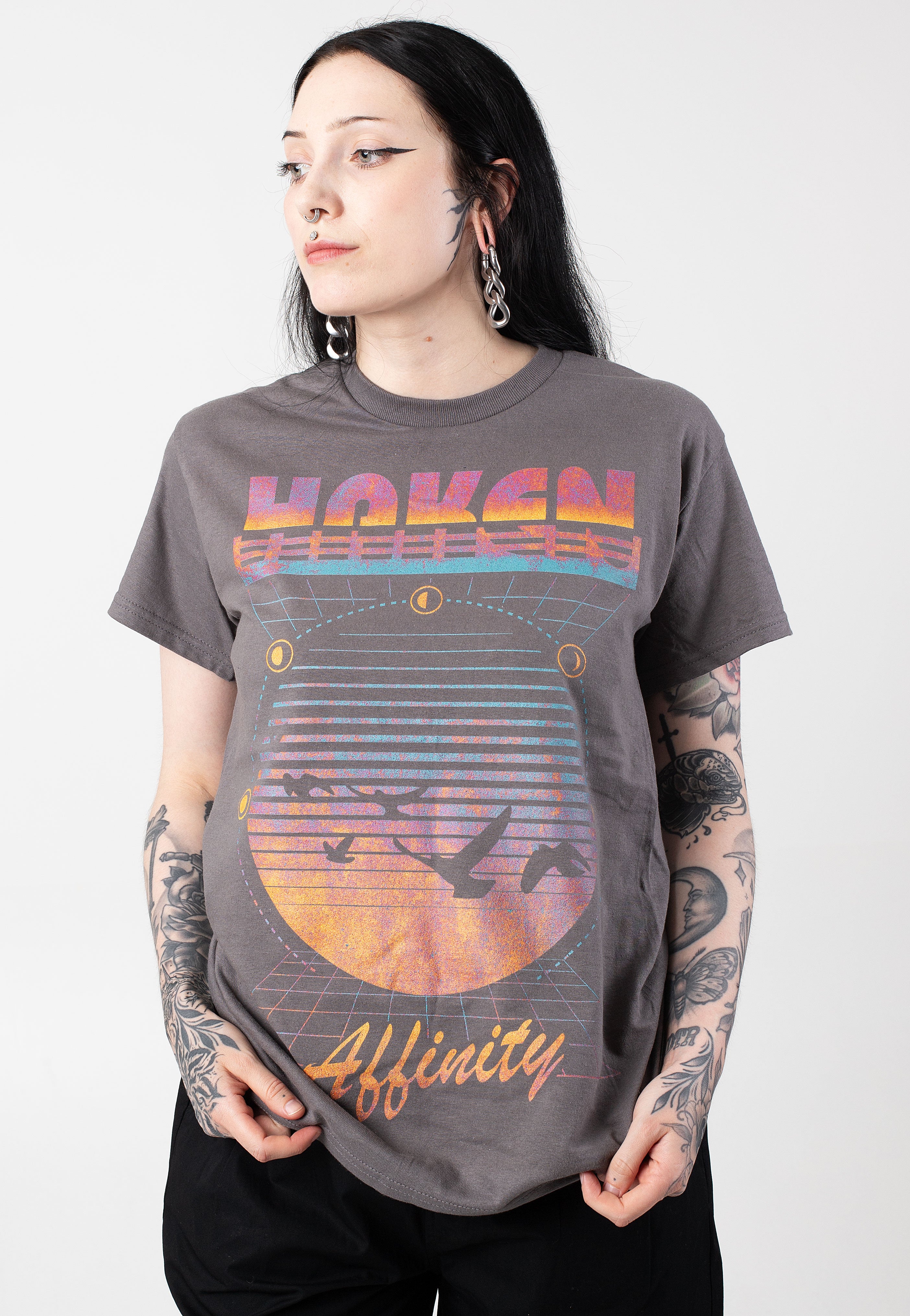 Haken - Affinity Charcoal - T-Shirt Visit Cheap Pice