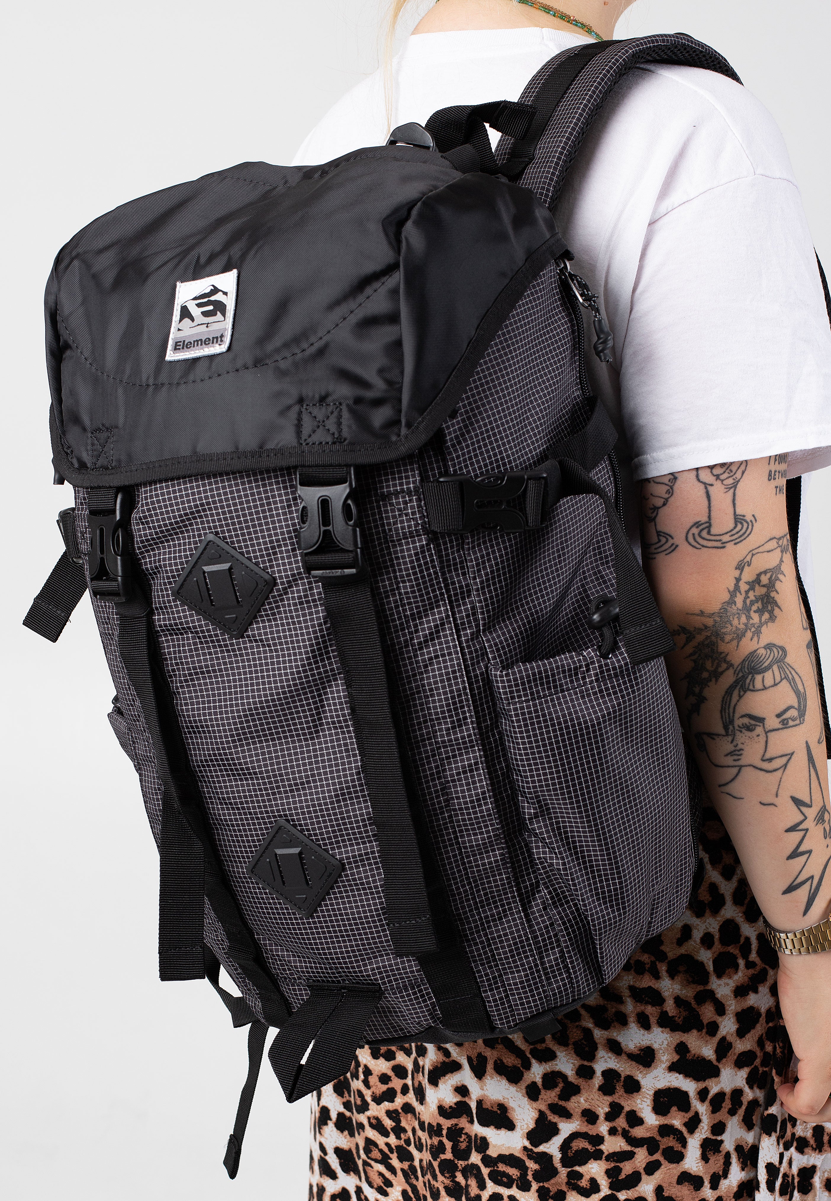 Element - Furrow Flint Black - Backpack Clearance Hot Sale