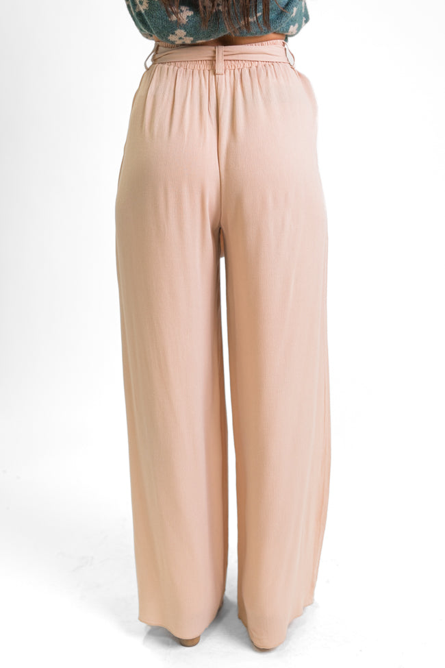 From My Heart Beige Waist Tie Belt Pants FINAL SALE Cheap With Paypal