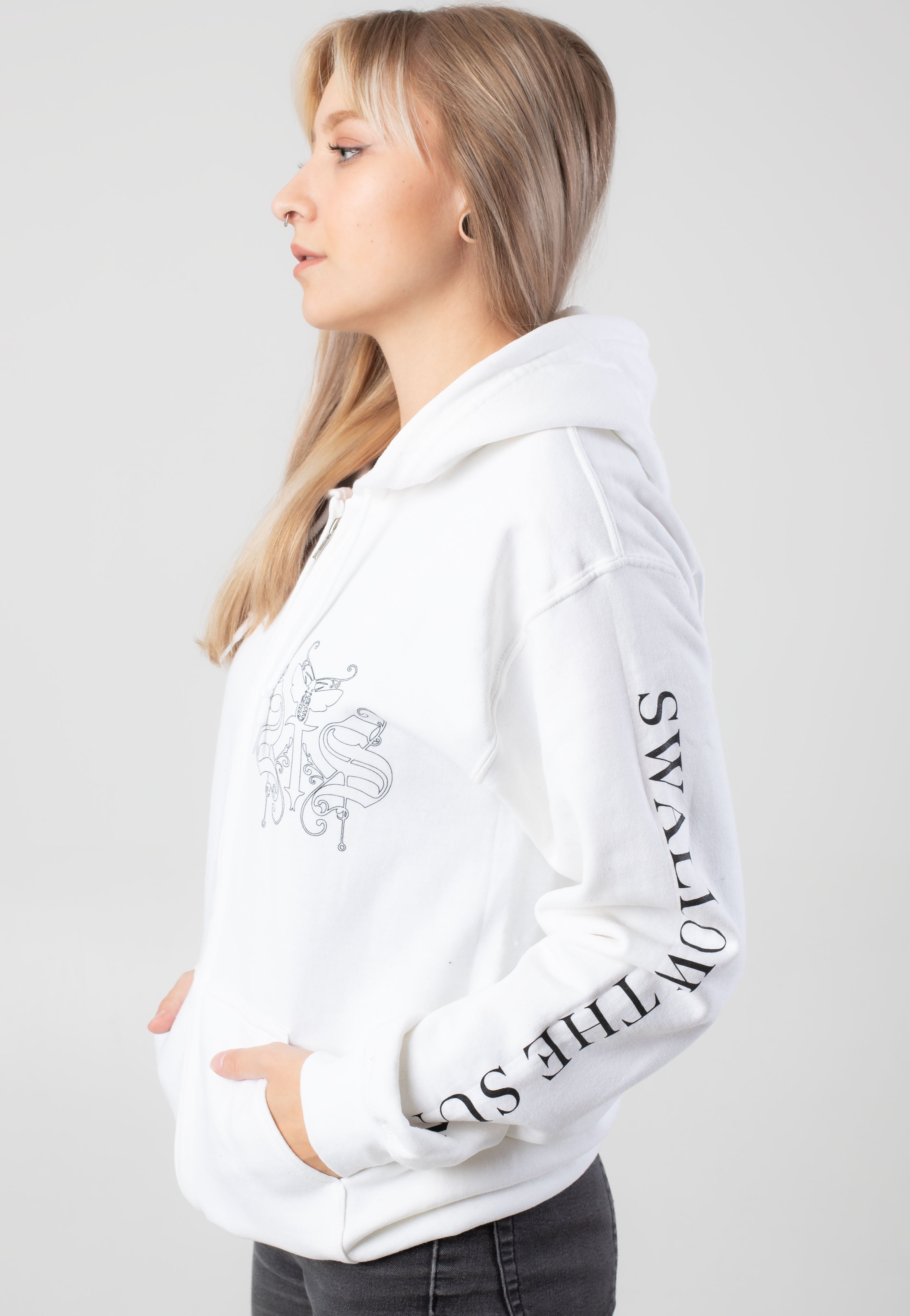 Swallow The Sun - Diamonds White - Zipper Sale Cheap Pice