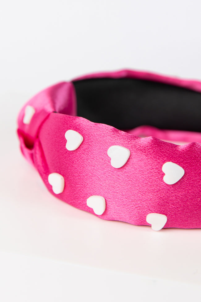 Pink Heart Headband FINAL SALE Discount Get To Buy