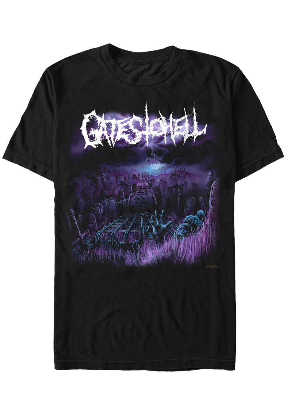 Gates To Hell - Death Comes To All - T-Shirt Clearance High Quality