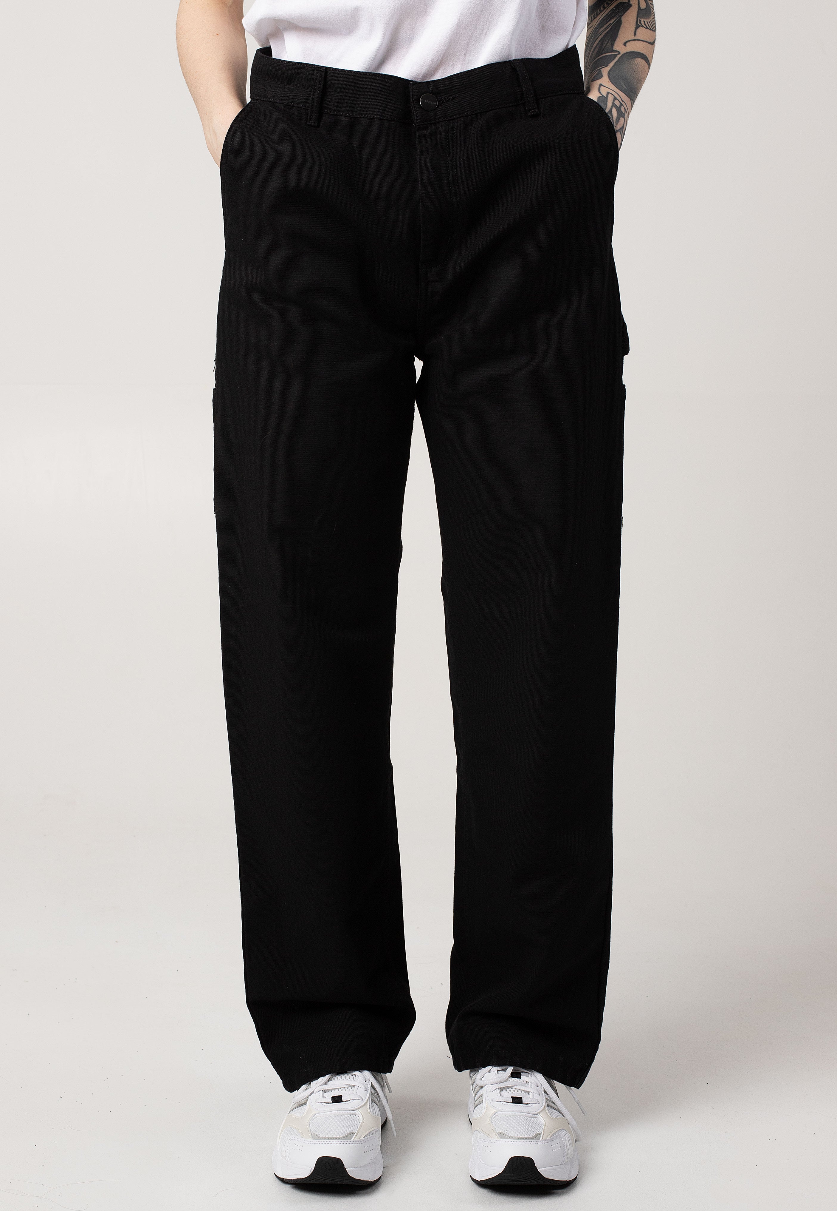 Carhartt WIP - W' Pierce Straight Rinsed Black - Pants