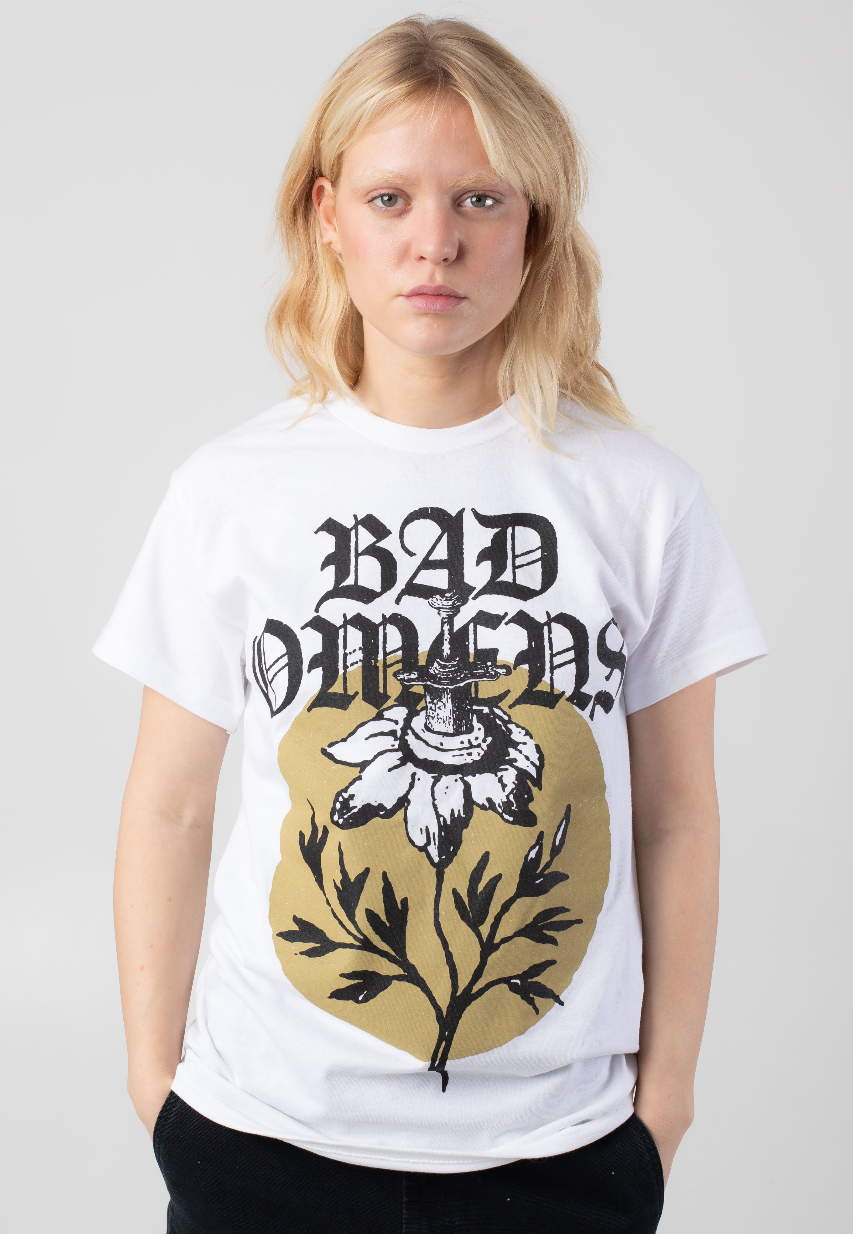 Bad Omens - Sunflower White - T-Shirt Grey Outlet Store Online