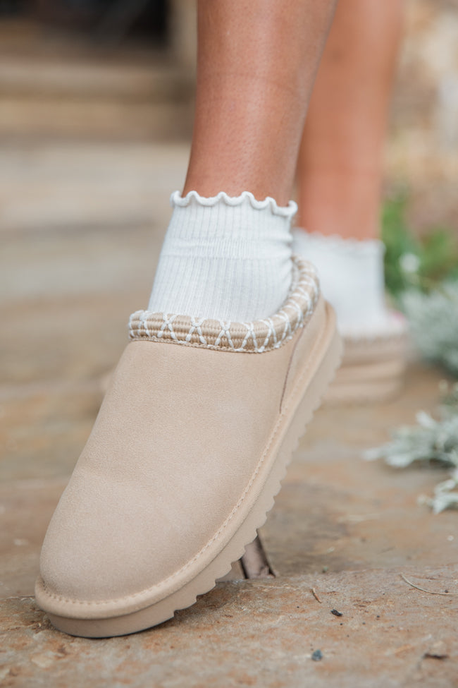 Sydney Light Beige Short Slip-On Bootie New For Sale