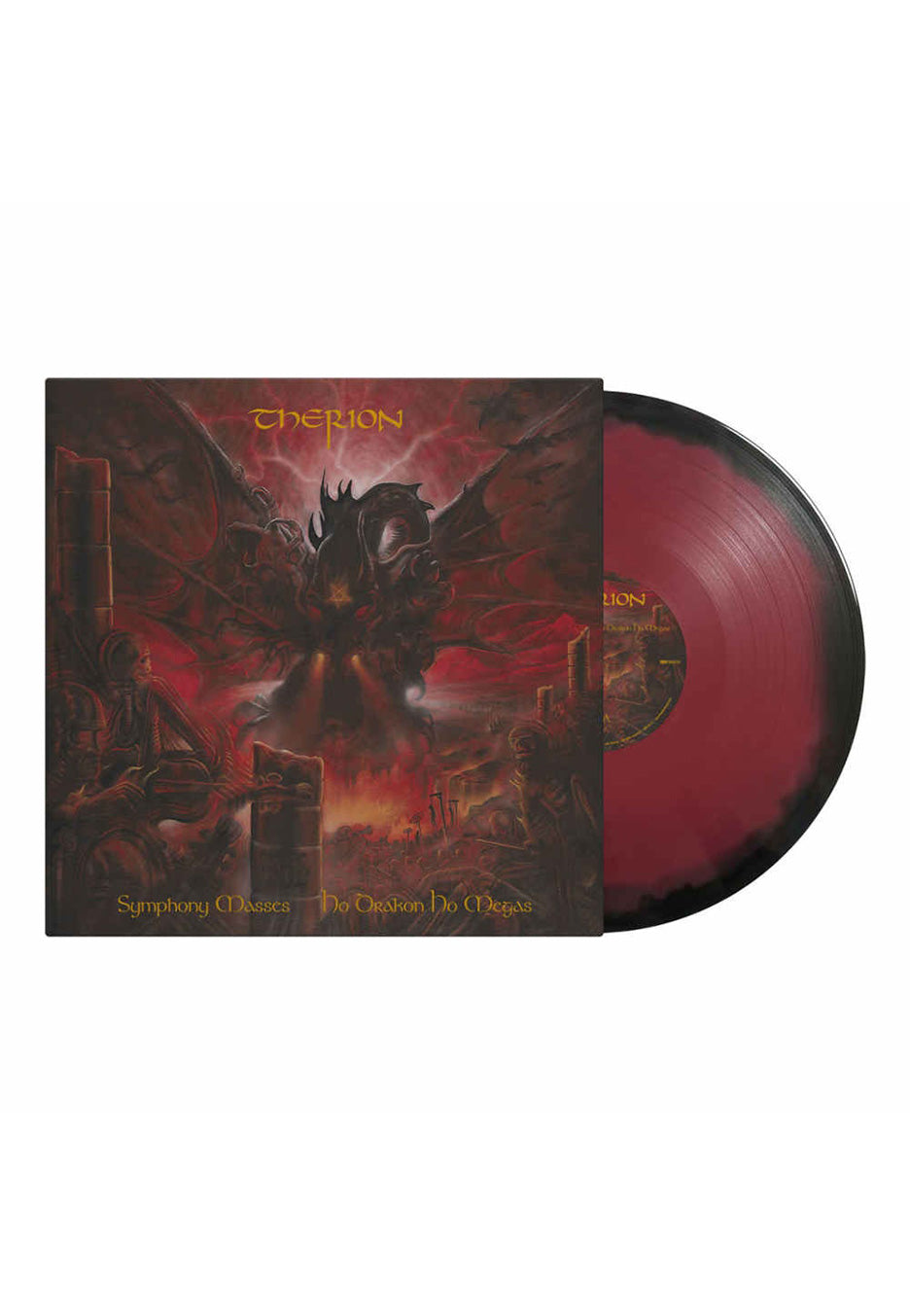 Therion - Symphony Masses: Ho Drakon Ho Megas Rerelease Red - Colored Vinyl Discount Shop