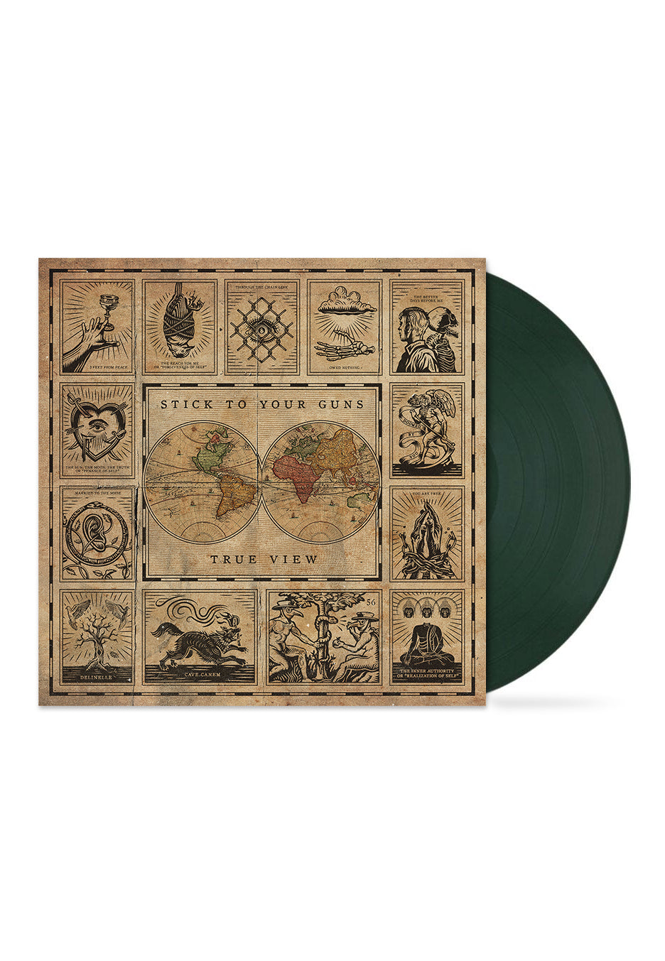 Stick To Your Guns - True View Green Bundel - Colored Vinyl + DVD Discount Low Shipping Fee