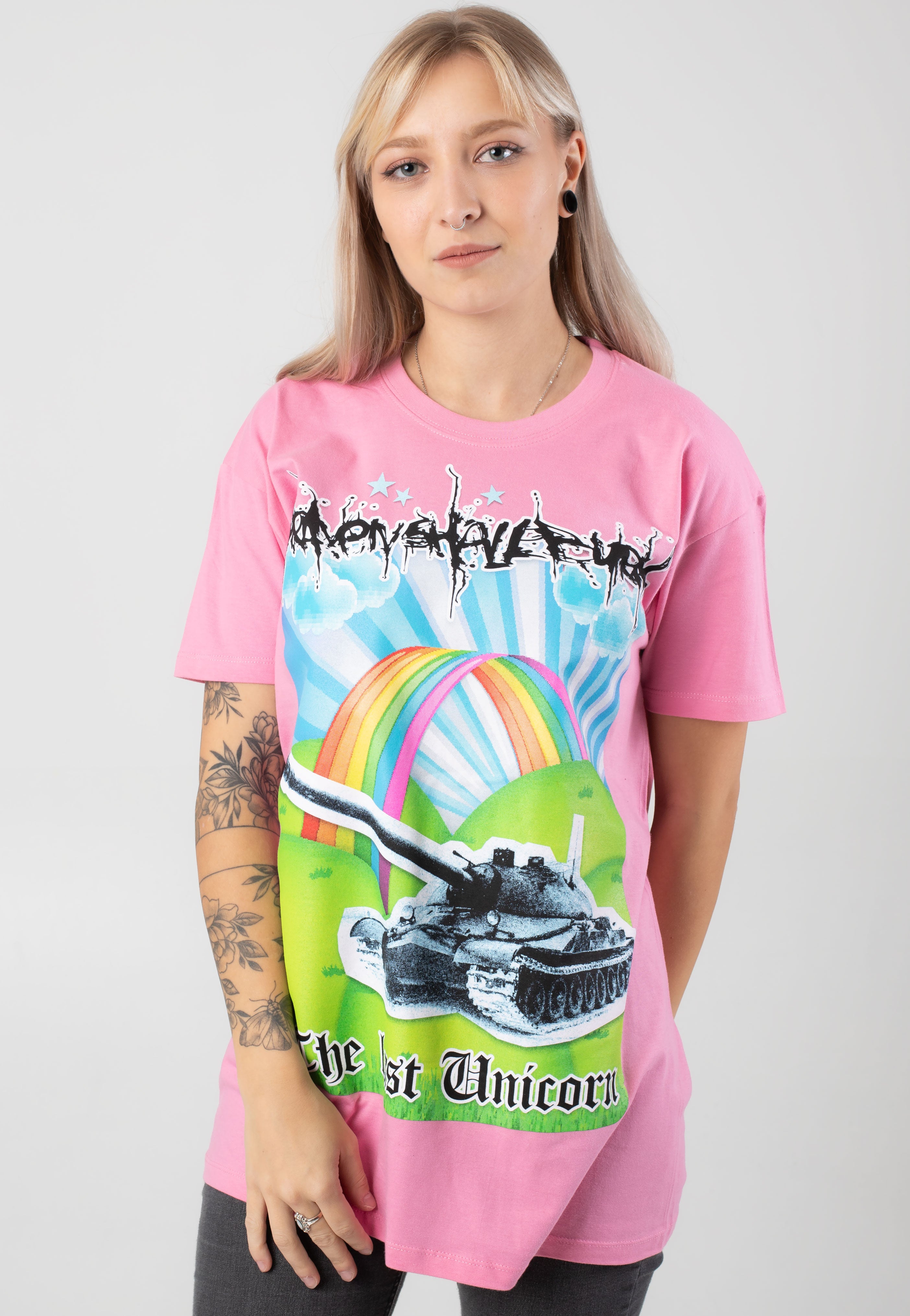 Heaven Shall Burn - Unicorn Tank Pink - T-Shirt Outlet Sast