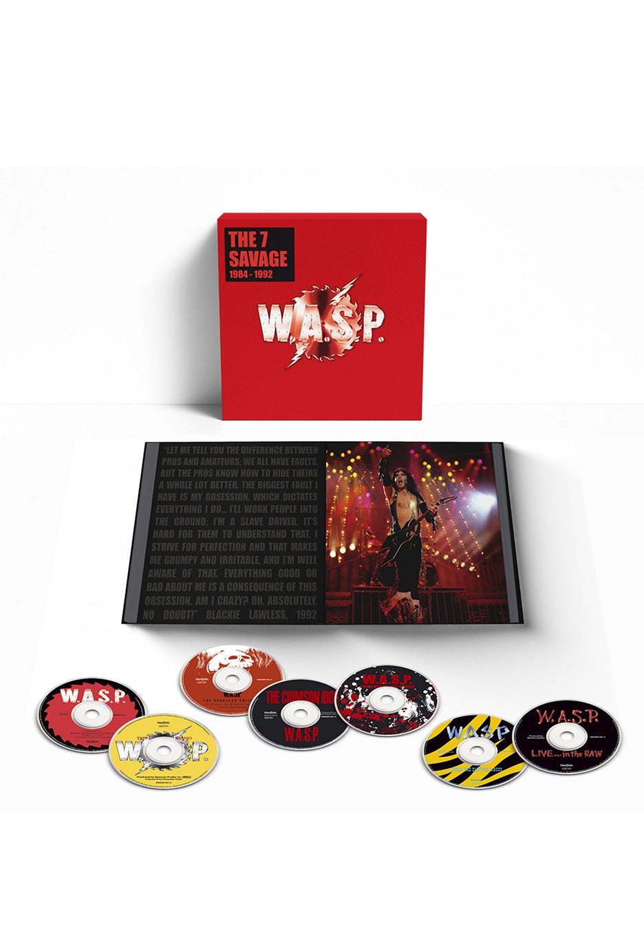 W.A.S.P. - The 7 Savage 1984-1992 - 7 CD Boxset Ebay