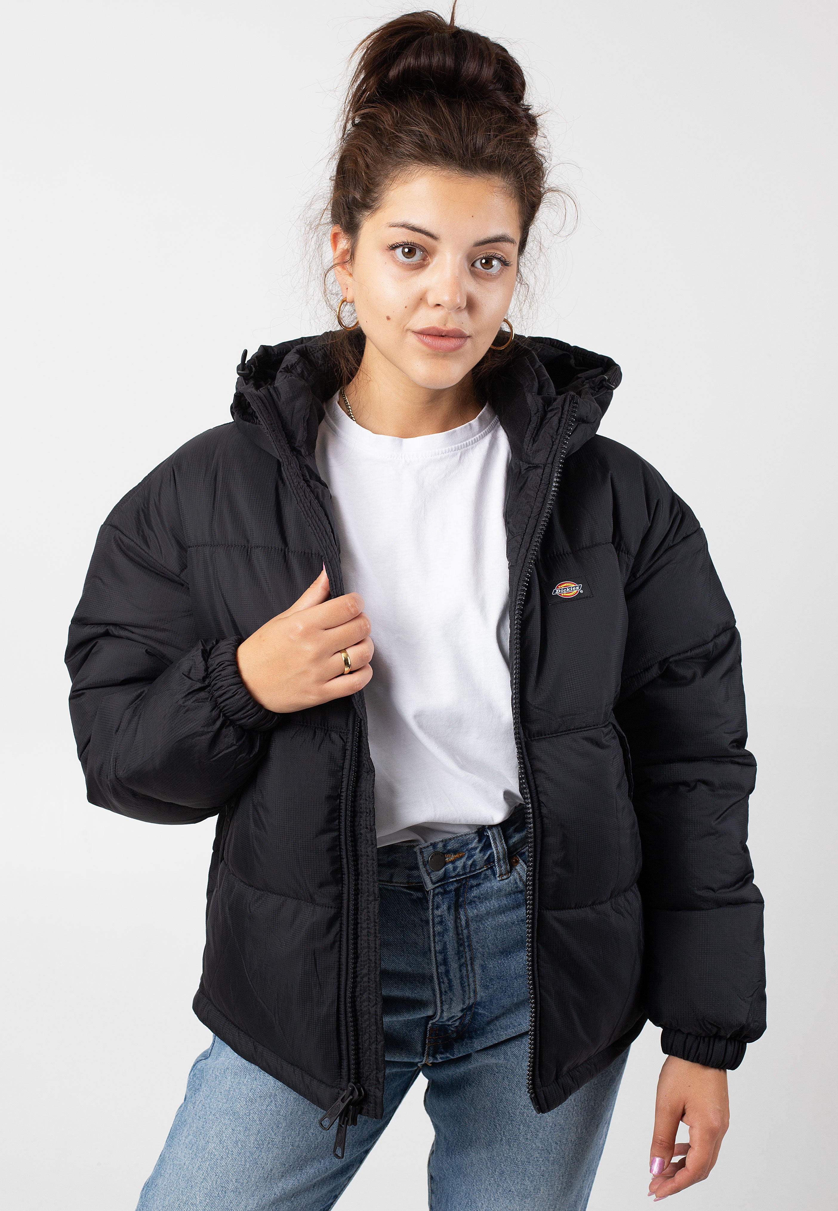 Dickies - Alatna Oversized Puffer Black - Jacket Sale Amazing Pice