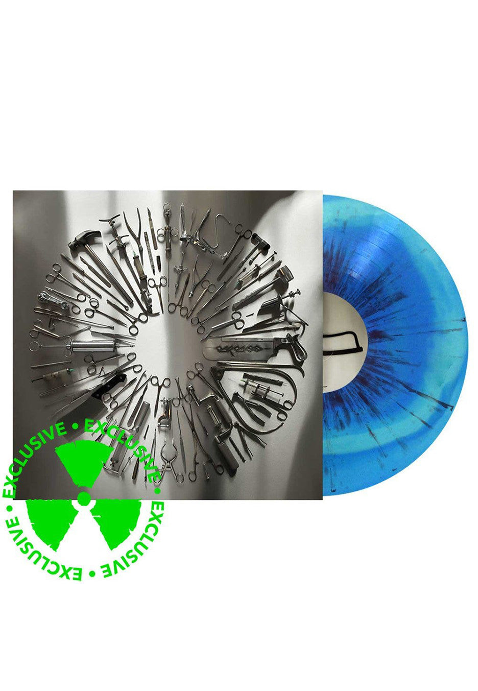 Carcass - Surgical Steel Blue Swirl w/ Red - Splattered Vinyl Looking For