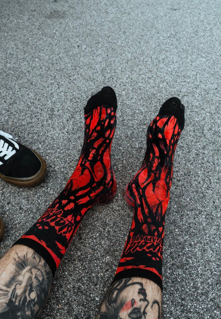 Stay Cold Apparel - Necroblade Comfort Red - Socks Pictures Online