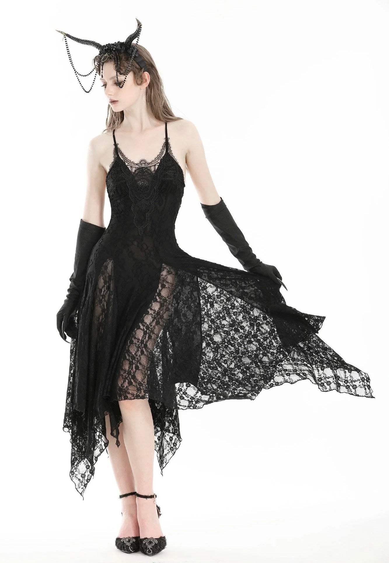 Dark In Love - Gothic Ghostly Mysterious Black - Dress Discount Cost