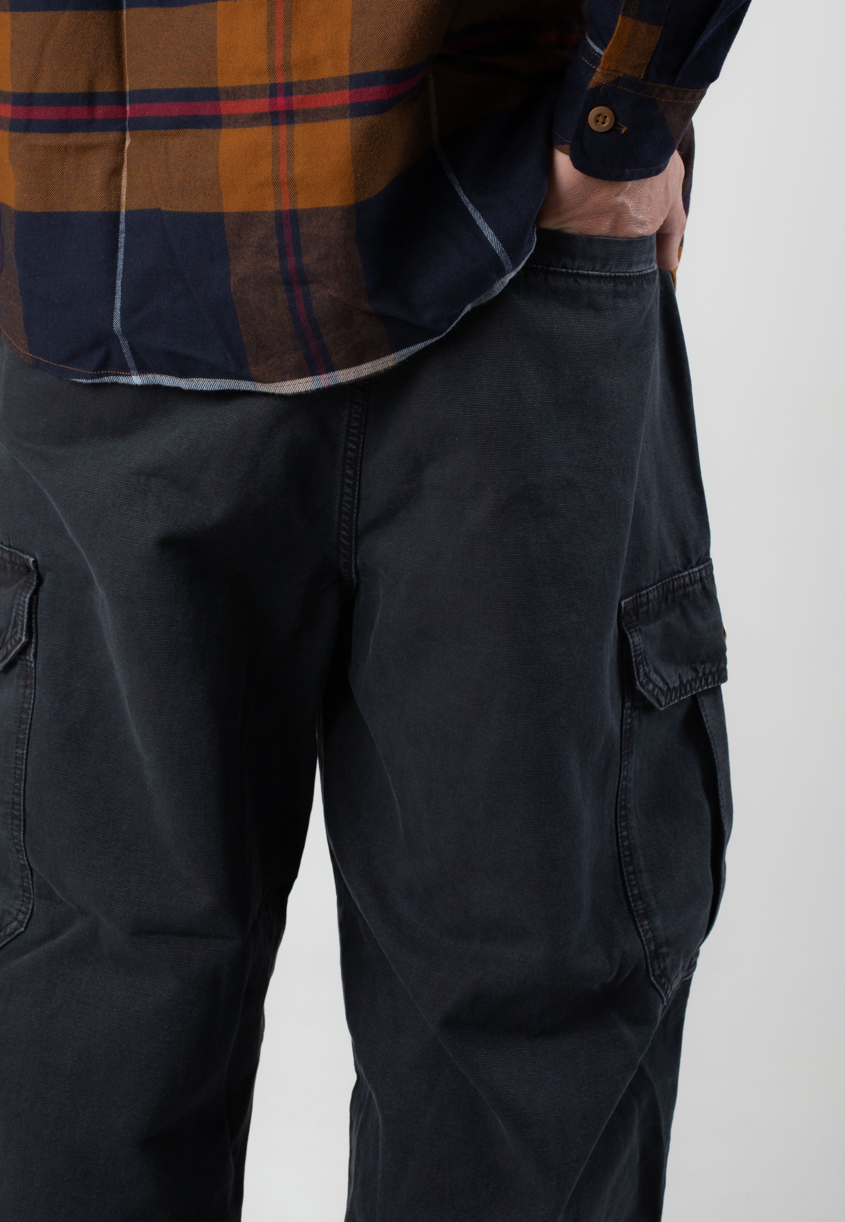 Carhartt WIP - Stanton Cargo Stone Dyed Black - Pants For Cheap Cheap Online