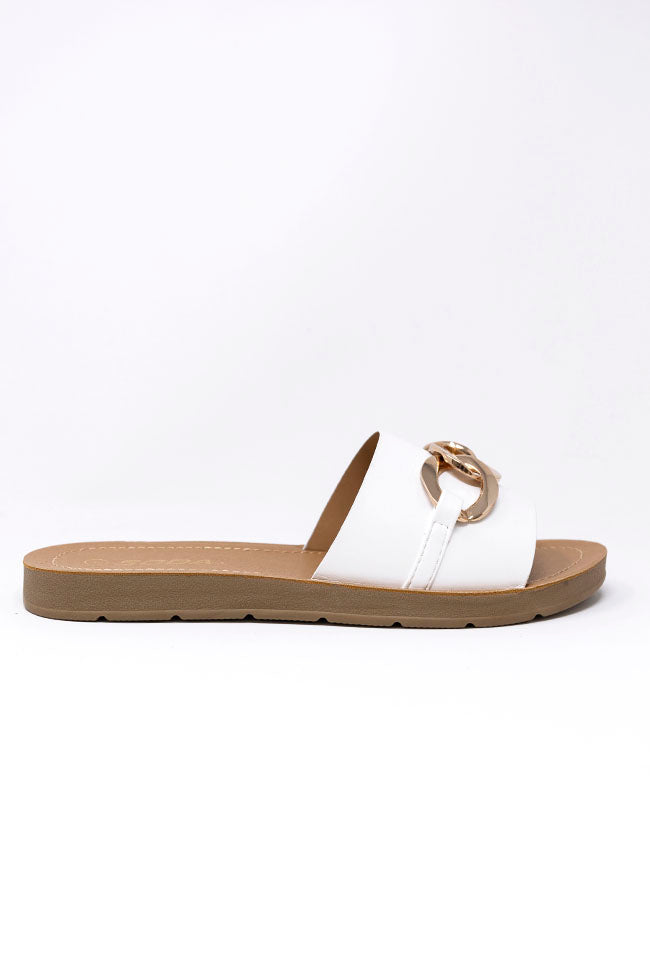 Bree White Chain Sandals FINAL SALE Really Cheap Shoes Online