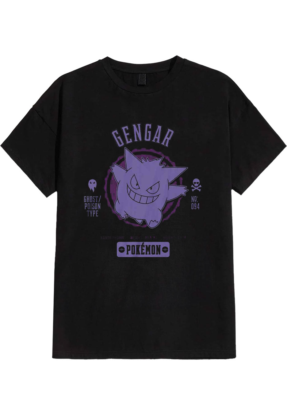 Pokémon - Collegiate Gengar - T-Shirt Genuine Cheap Online