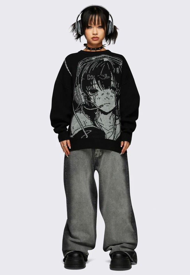 Minga London - In My Own World Black - Pullover Online Online Original