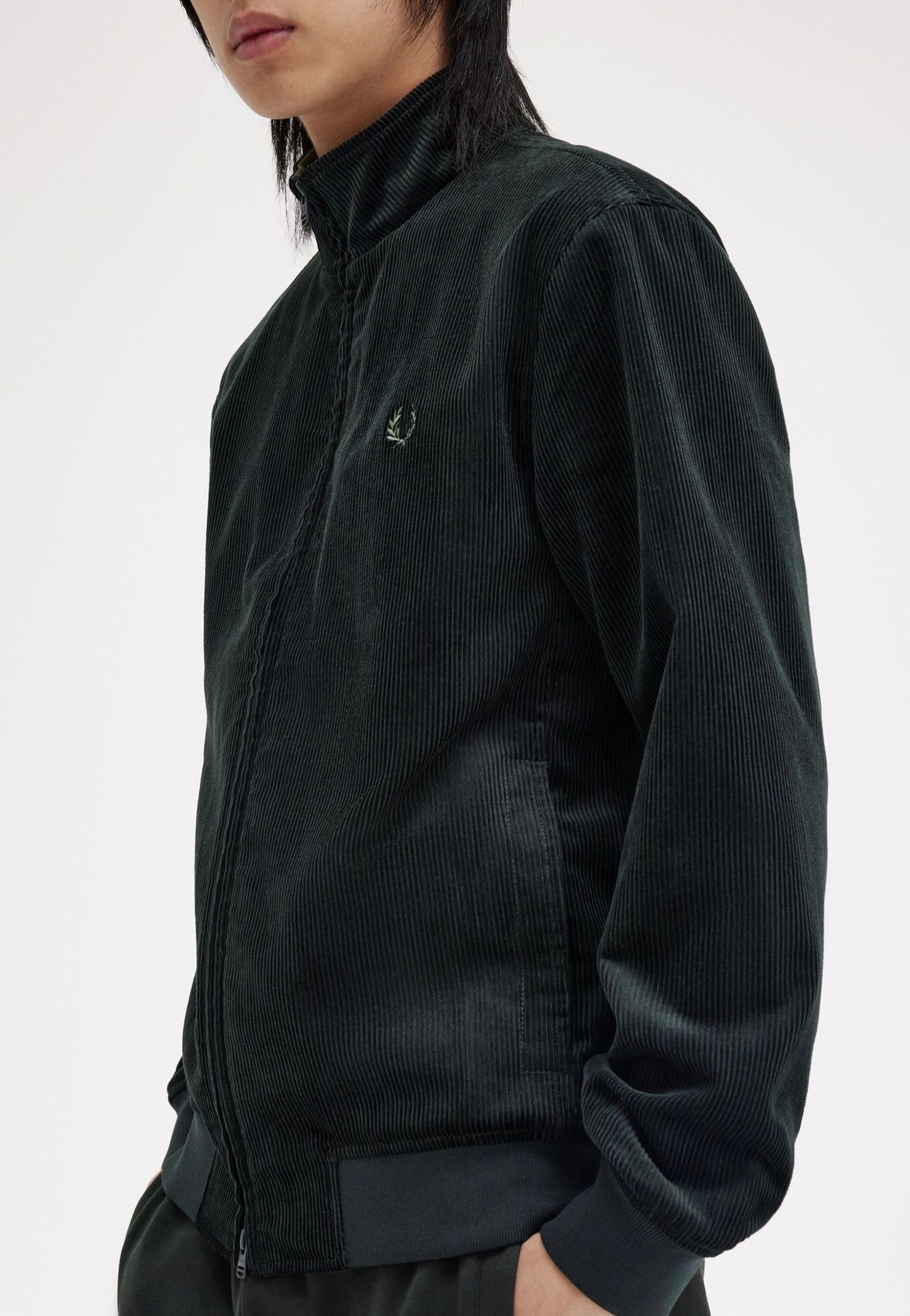 Fred Perry - Cord Brentham Night Green - Jacket Free Shipping Shop For