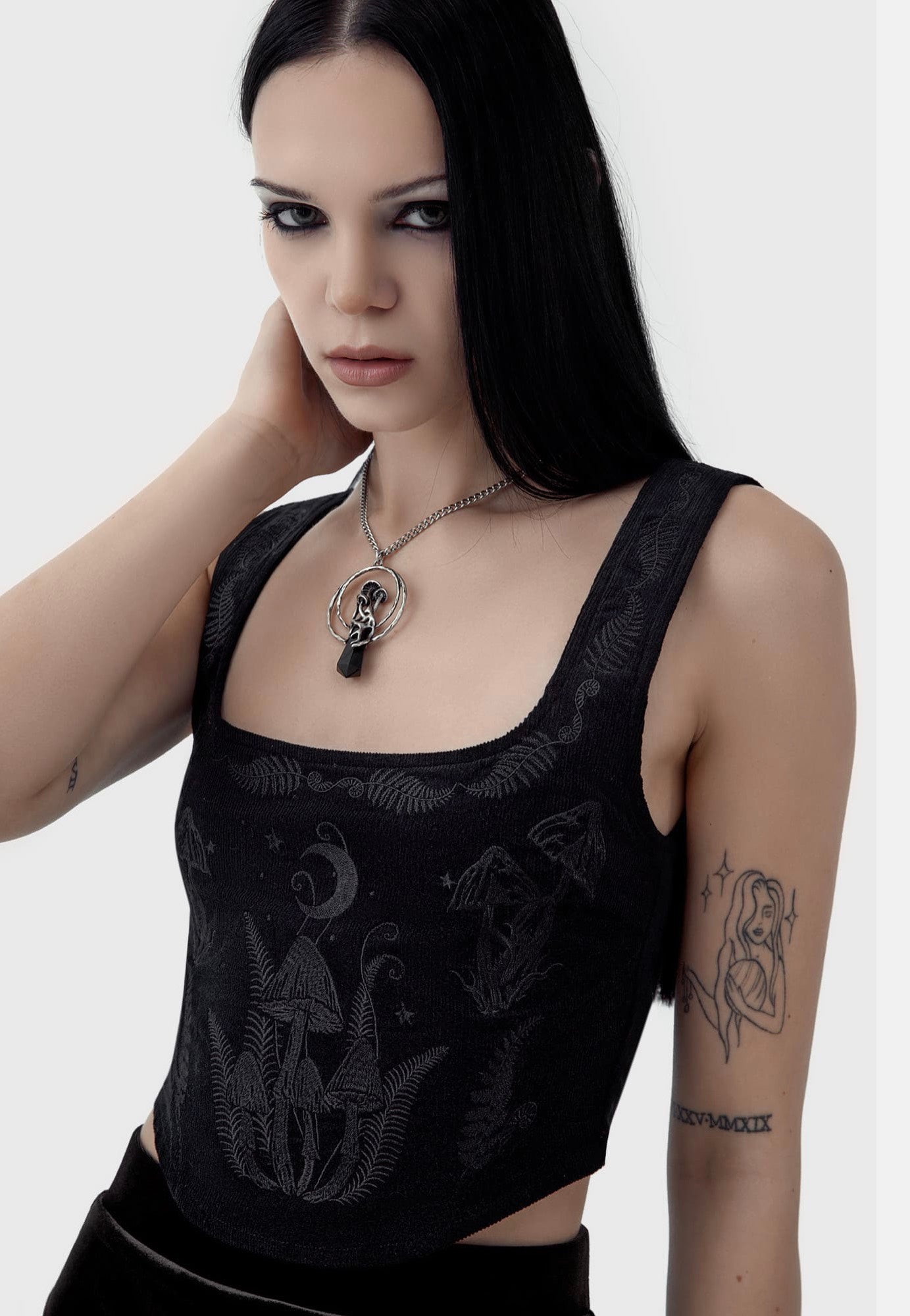 Killstar - Perseis Black - Corset Outlet Ebay