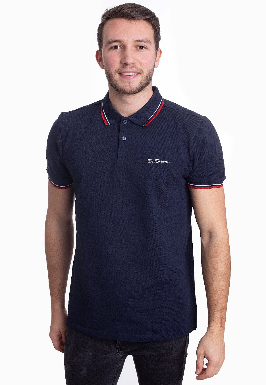 Ben Sherman - Signature Dark/Navy - Polo Sale New Styles