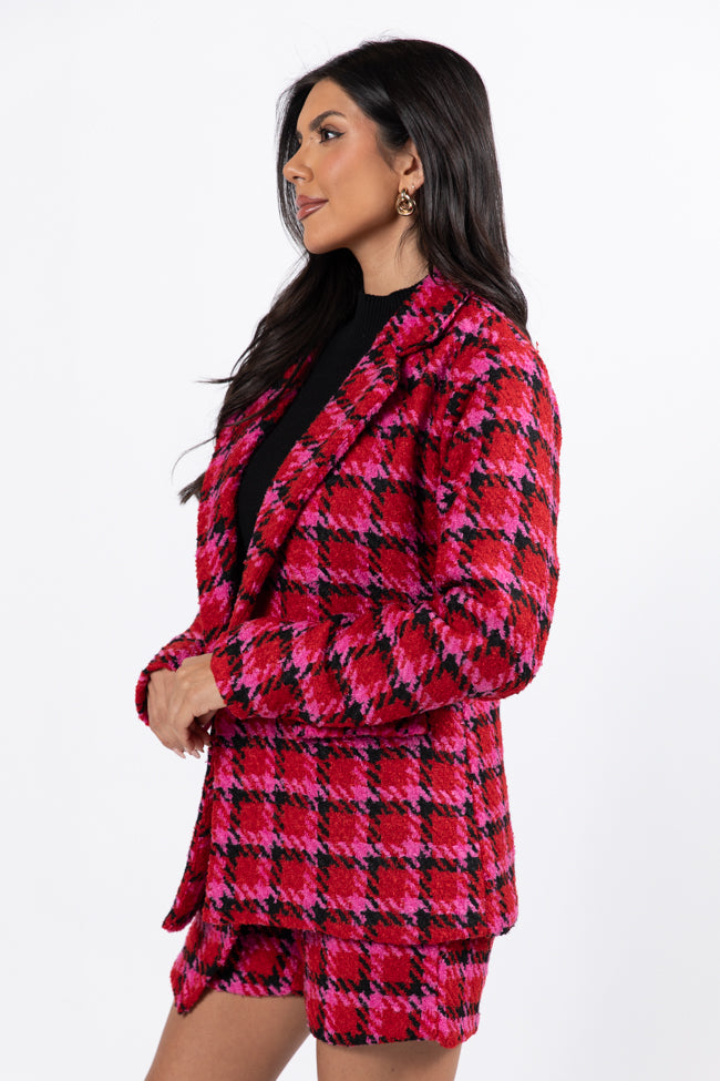 That's Life Multi Houndstooth Blazer FINAL SALE