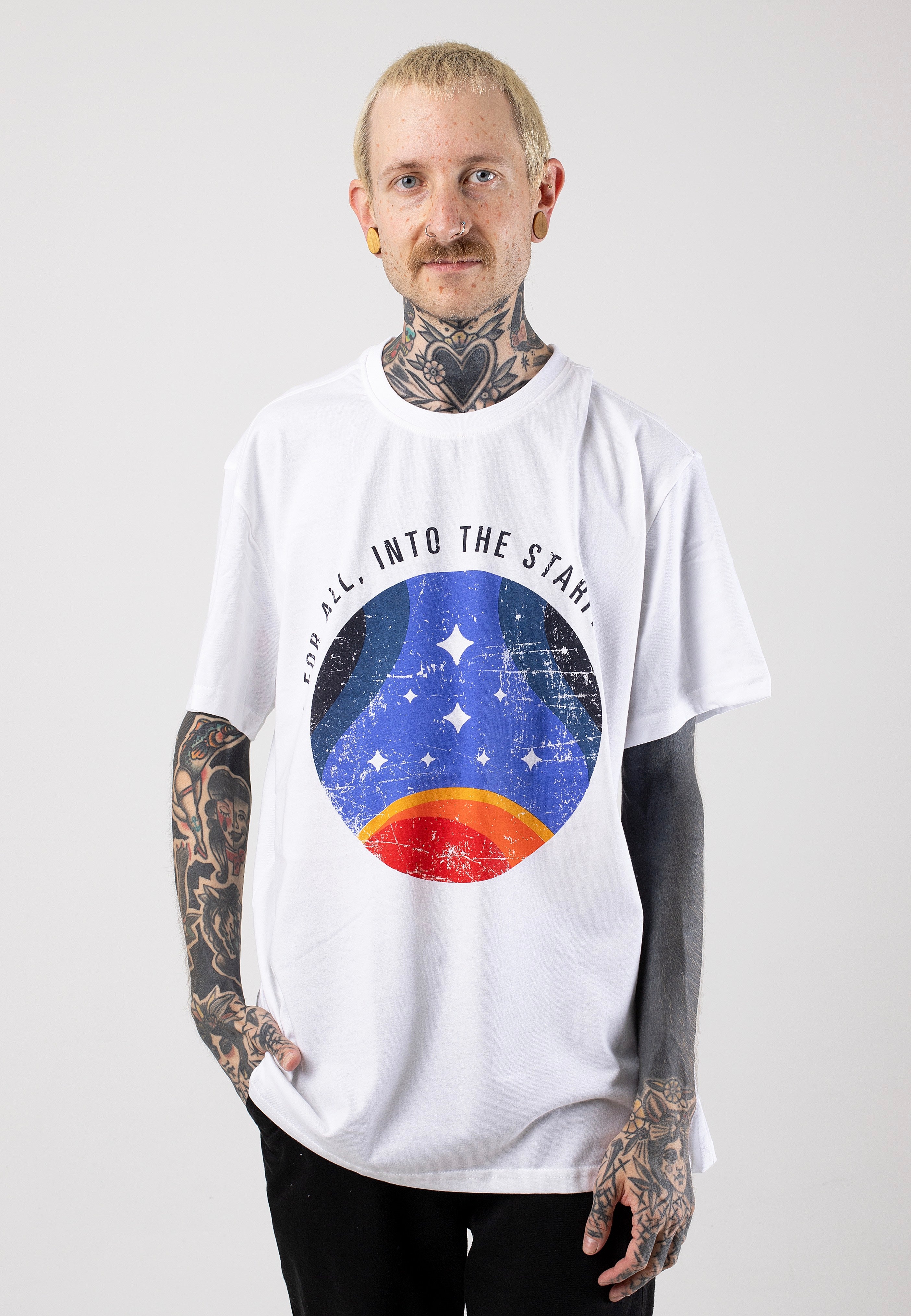 Starfield - For All Into The Starfield White - T-Shirt Buy Cheap Fashion Style