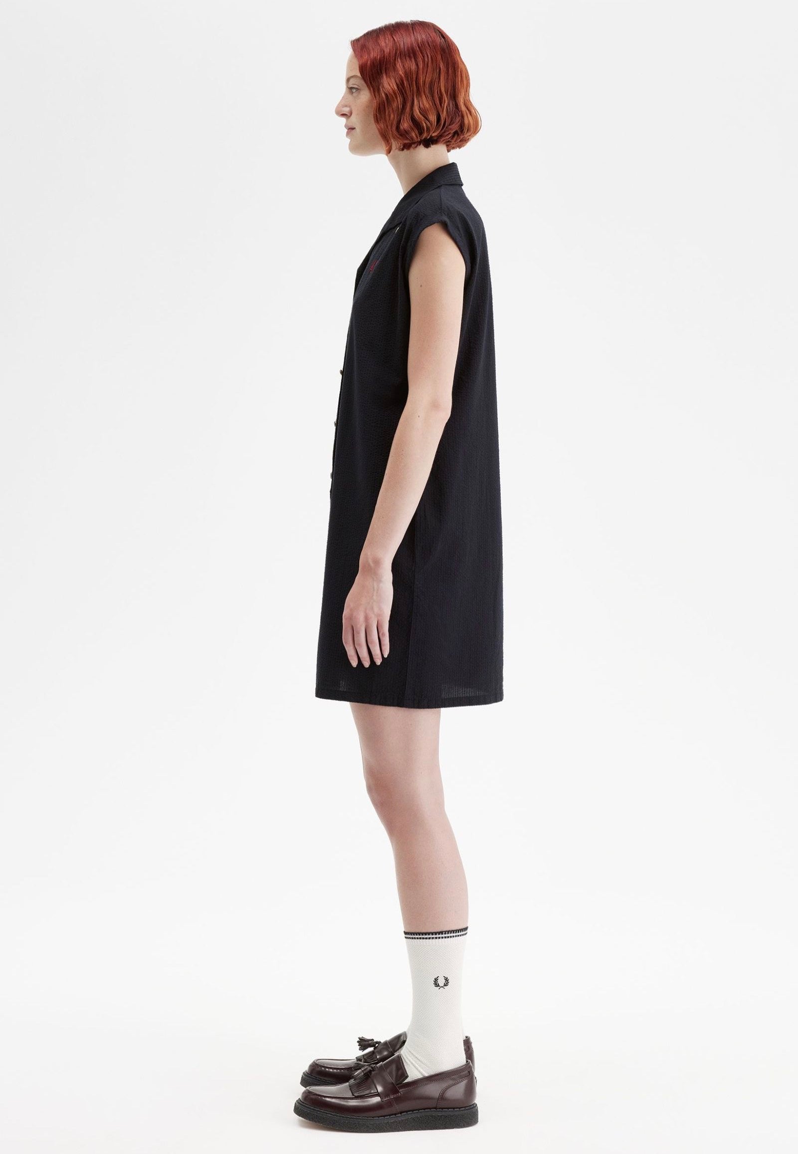 Fred Perry x Amy Winehouse - Open Collar Black - Dress Online Online Free Shipping