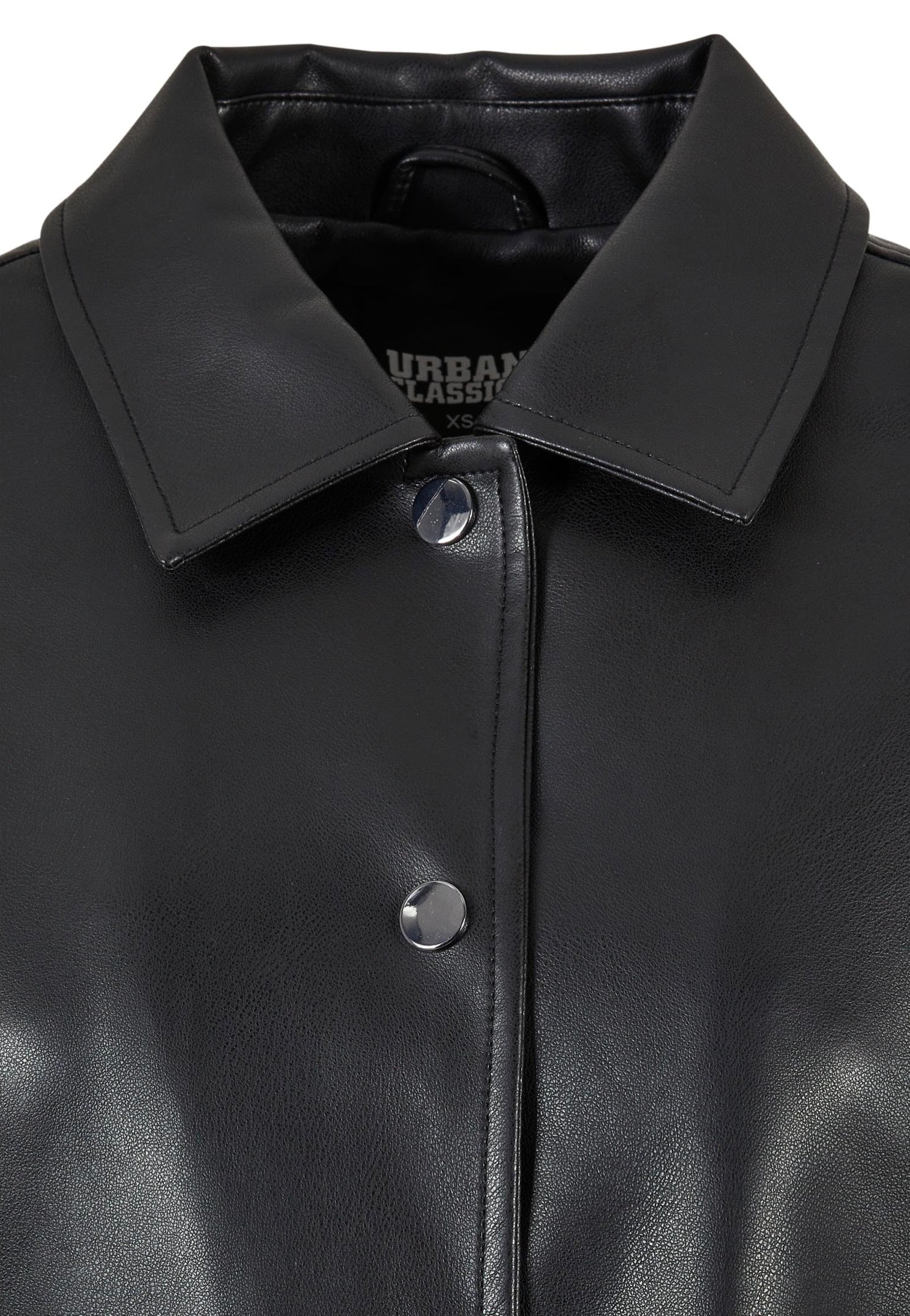 Urban Classics - Faux Leather Black - Leather Jacket Outlet Official