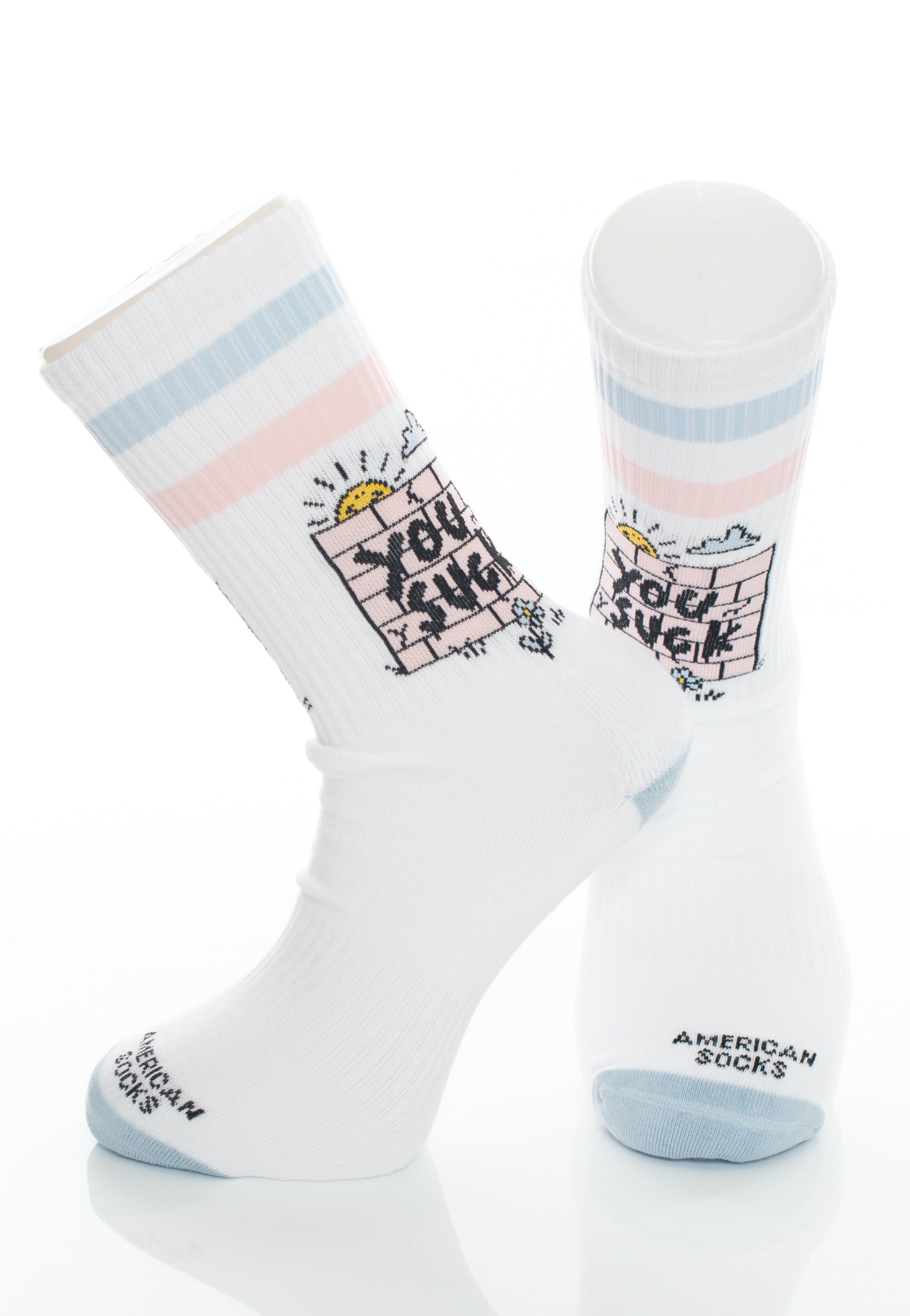 American Socks - You Suck Mid High - Socks Cheap Sale Free Shipping