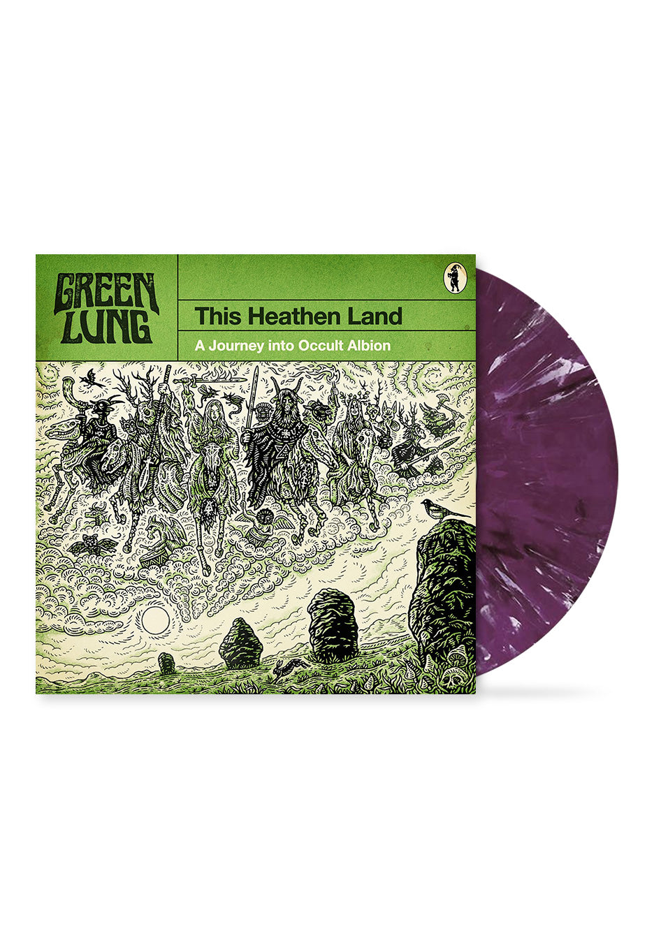 Green Lung - This Heathen Land Ltd. Transparent Violet/White - Marbled Vinyl Buy Cheap Wholesale Pice