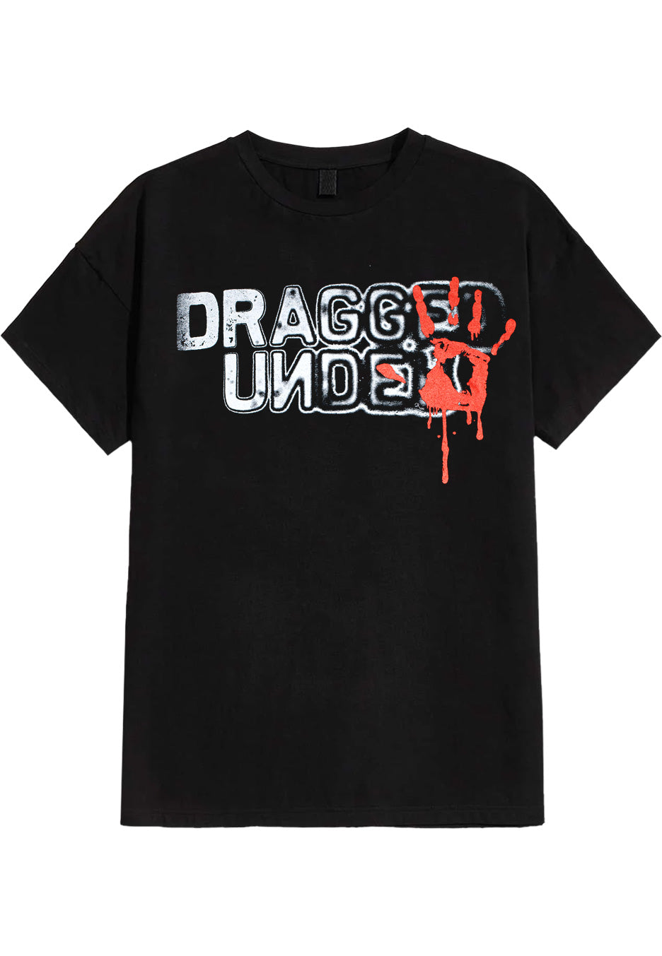 Dragged Under - Blood Hand - T-Shirt Discount Big Sale