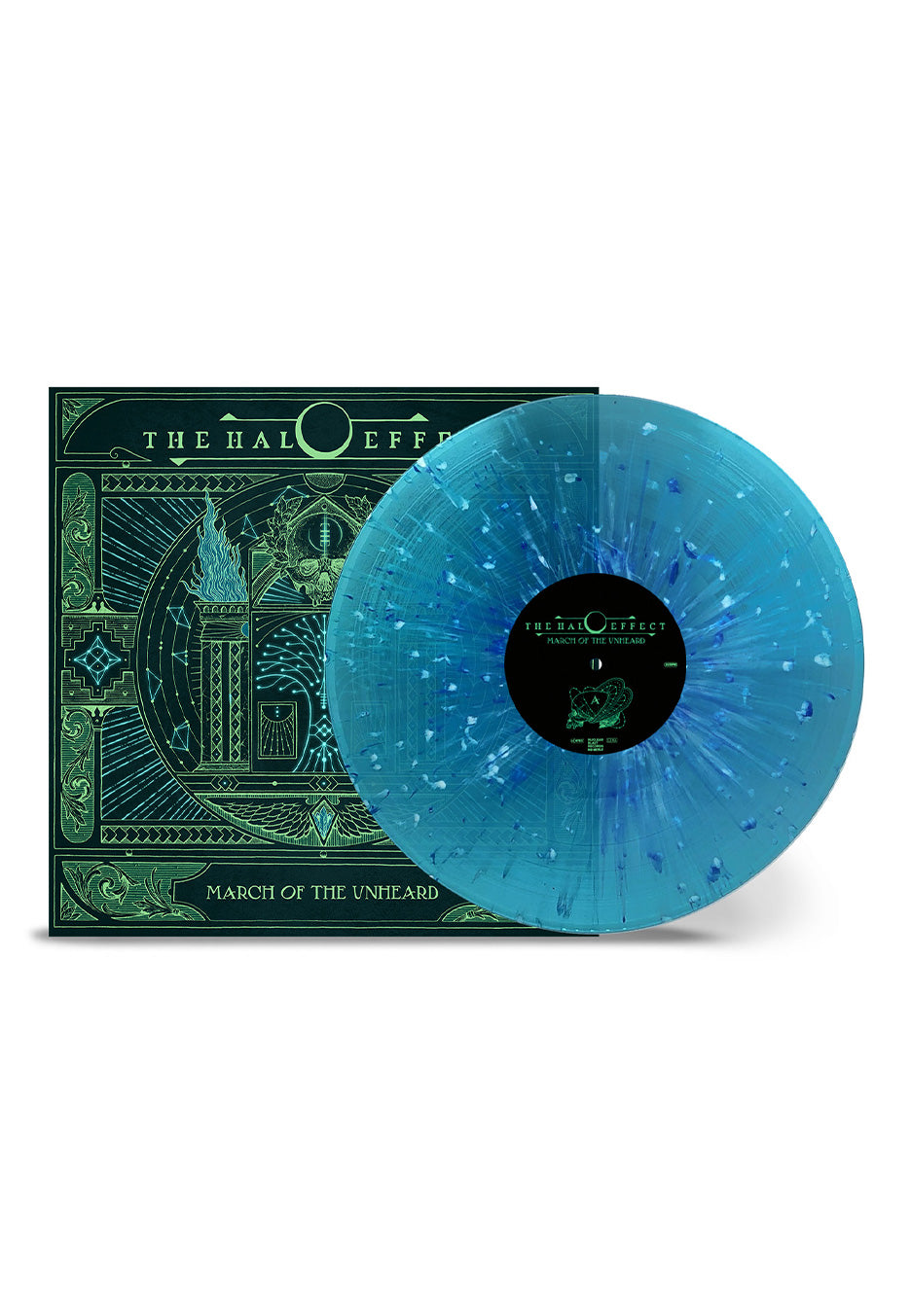 The Halo Effect -  March Of The Unheard Curacao w Ocean Blue/White Splatter - Colored Vinyl Cheap Eastbay