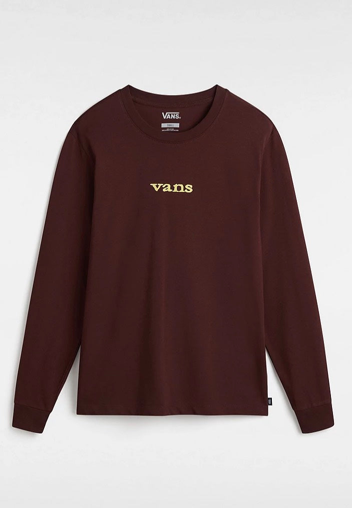 Vans - Vitality Fields Bff Bitter Chocolate - Longsleeve Websites Cheap Pice